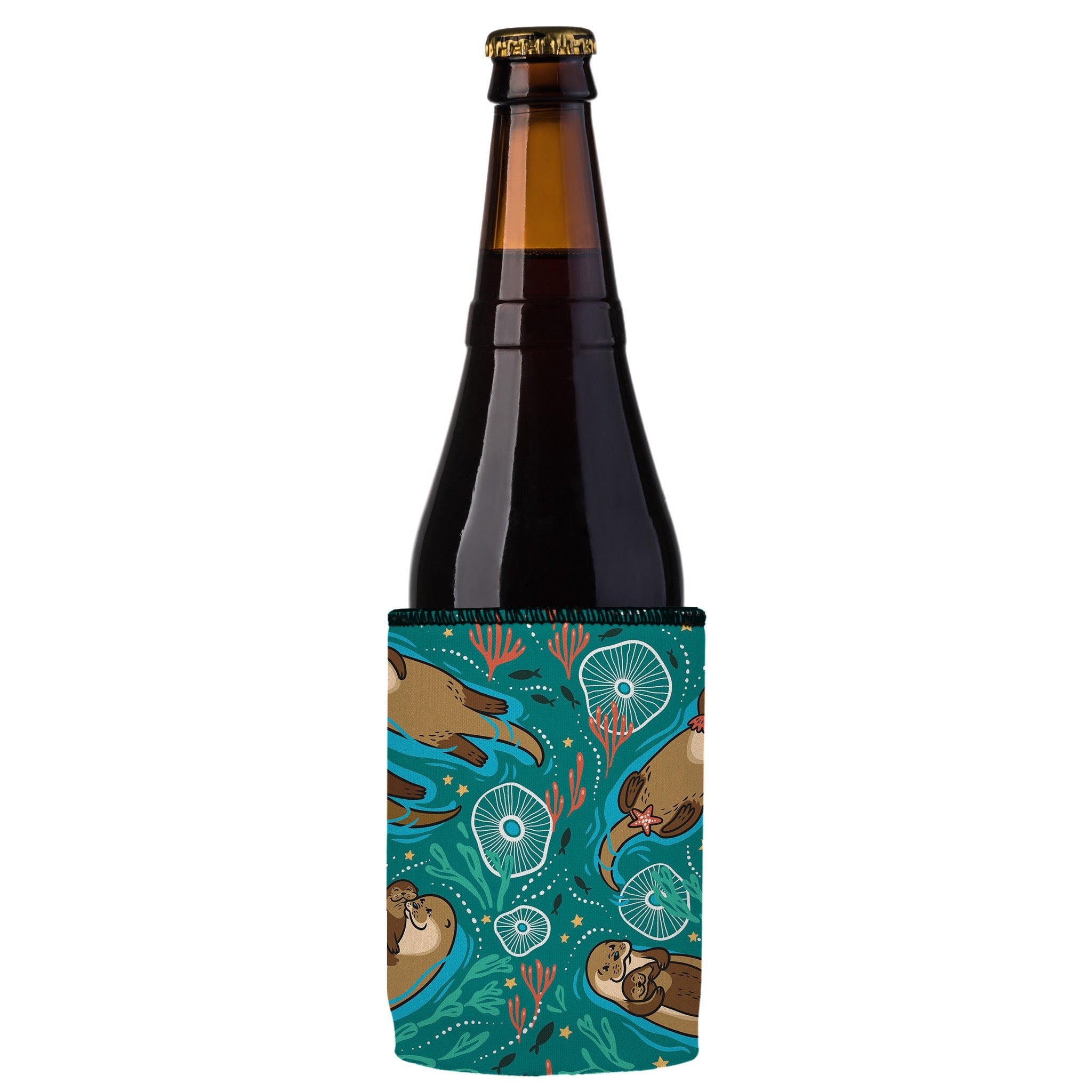 Stubbyz Sea Otters Chillin Stubby Cooler 3-Pack