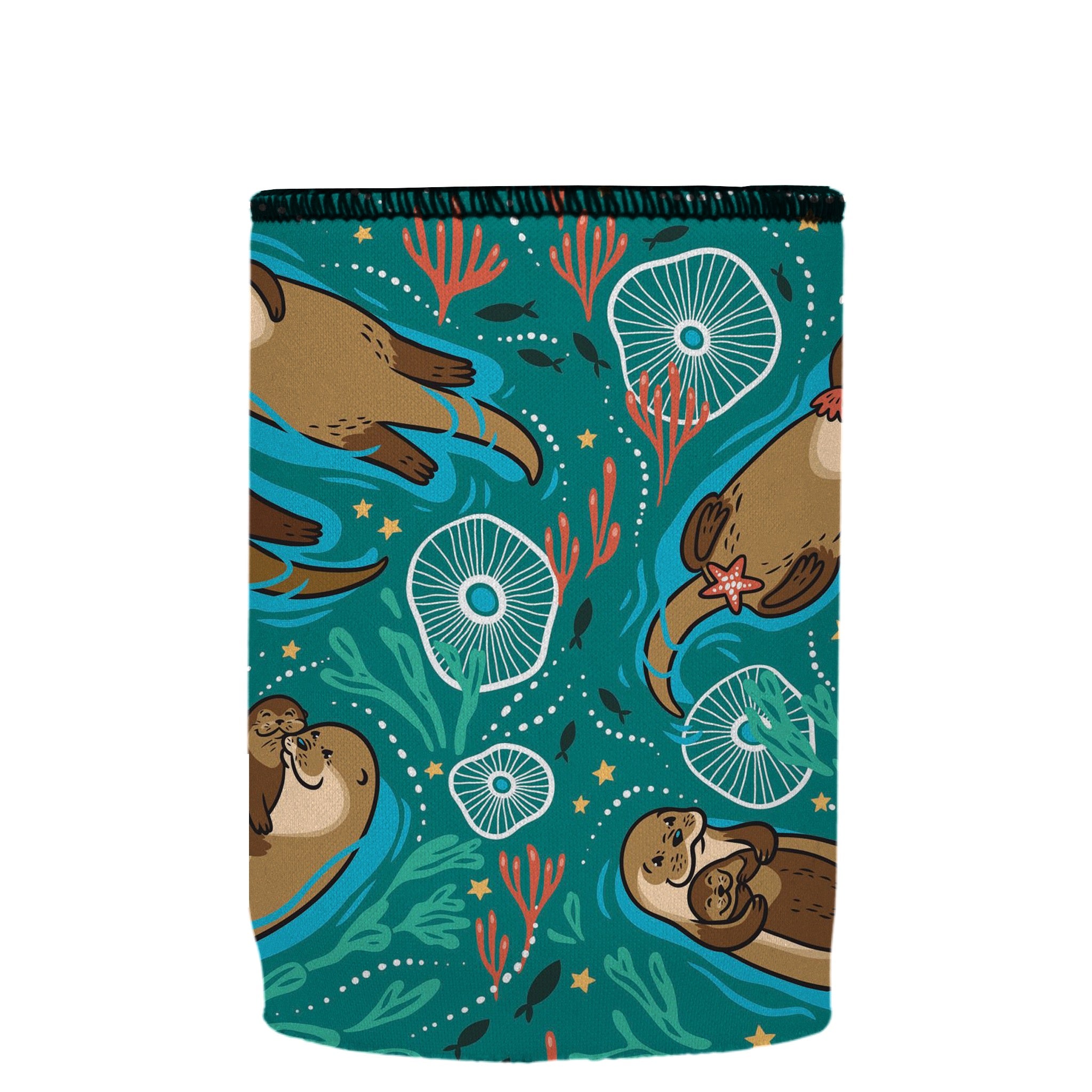 Stubbyz Sea Otters Chillin Stubby Cooler