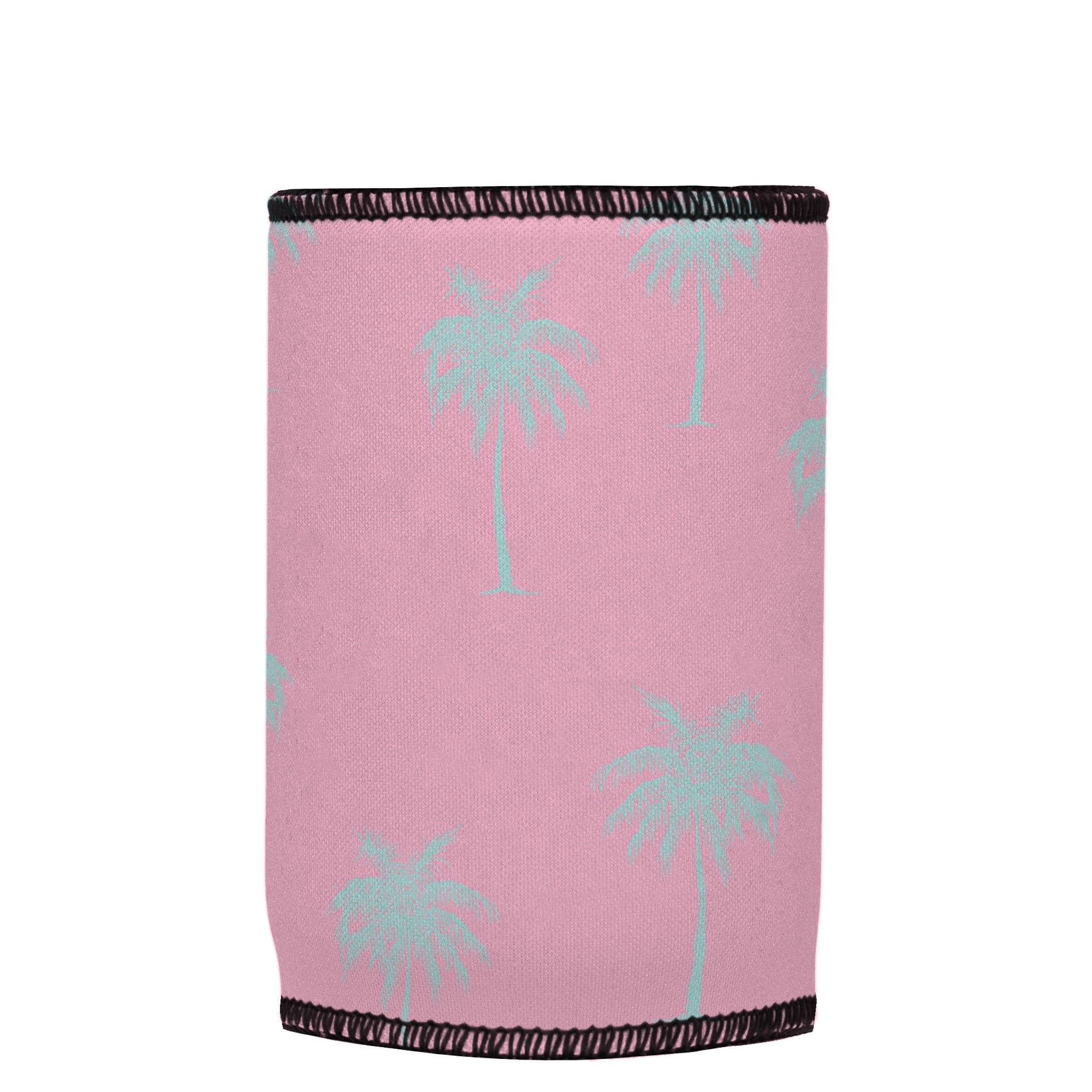 Stubbyz Palm Trees Aqua Pink Stubby Cooler 3-Pack