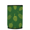 Hops on Hops off Stubbyz One Size baseless stubby cooler, shown flat