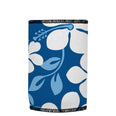 Hibiscus Flower Stubbyz One Size baseless stubby cooler, shown flat