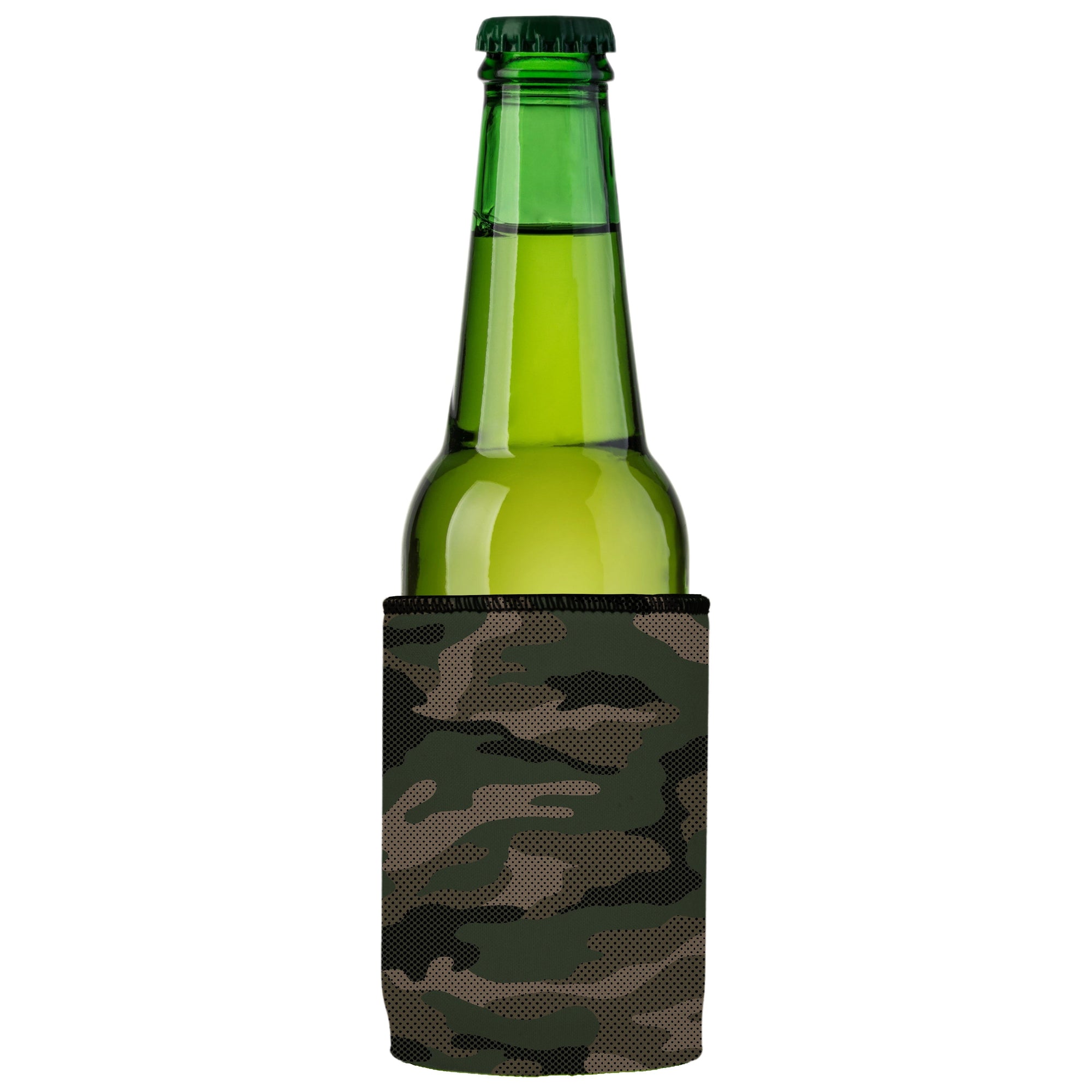 Stubbyz Green Camo Dot Pattern Stubby Cooler 2-Pack