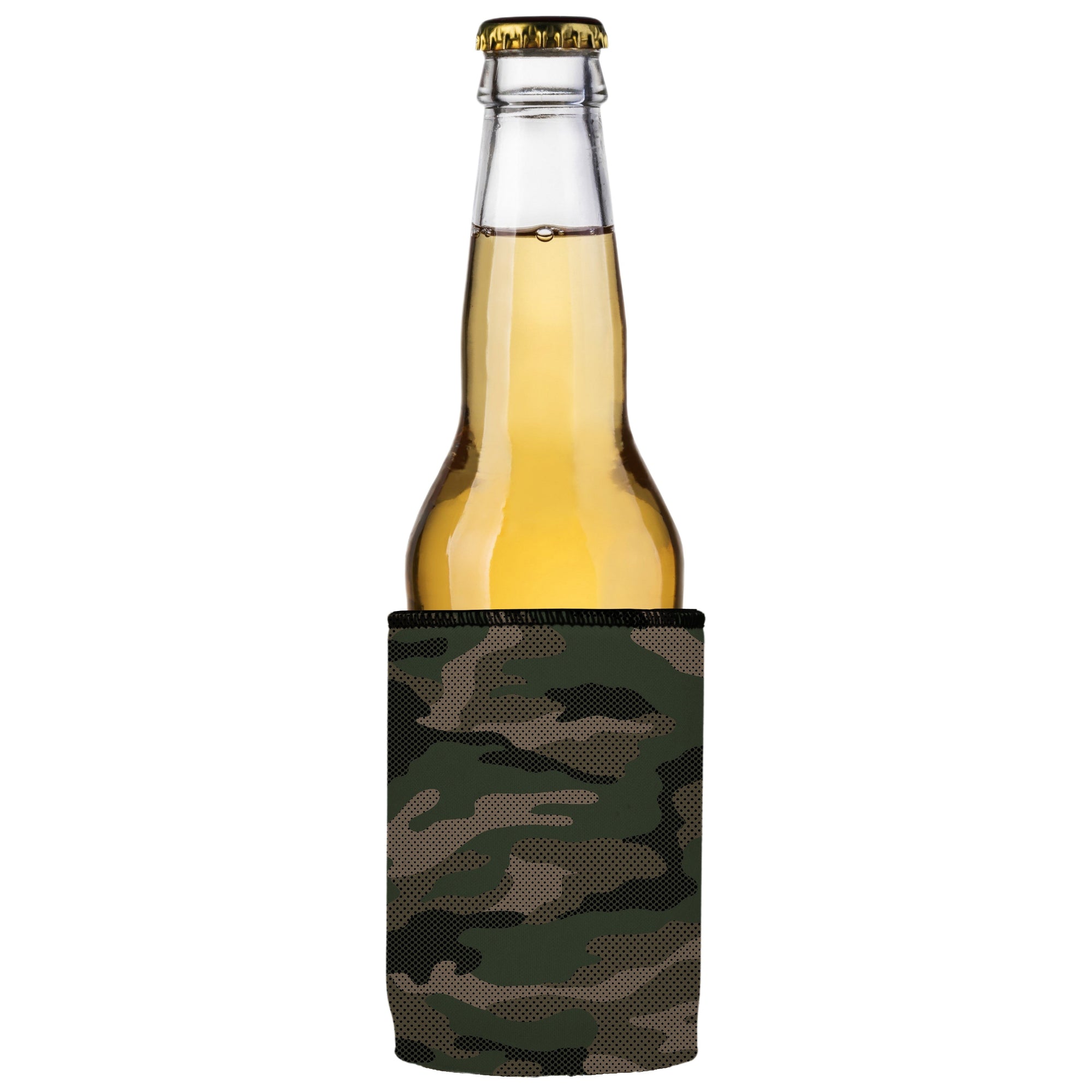 Stubbyz Green Camo Dot Pattern Stubby Cooler 2-Pack