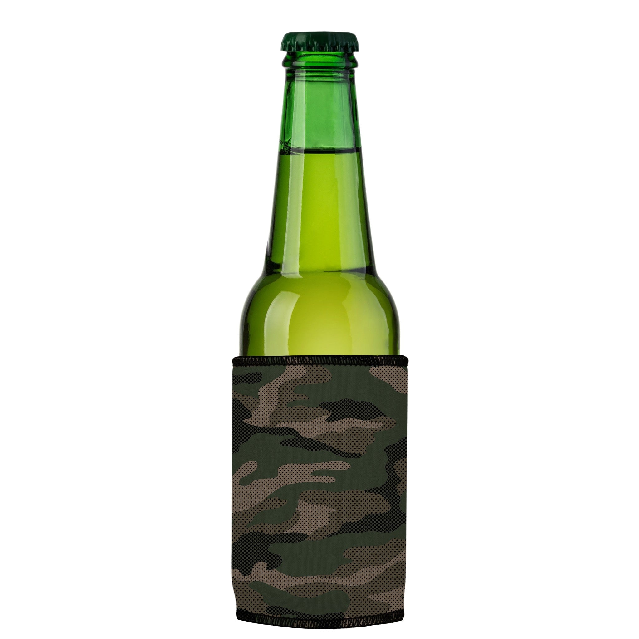 Stubbyz Green Camo Dot Pattern Stubby Cooler