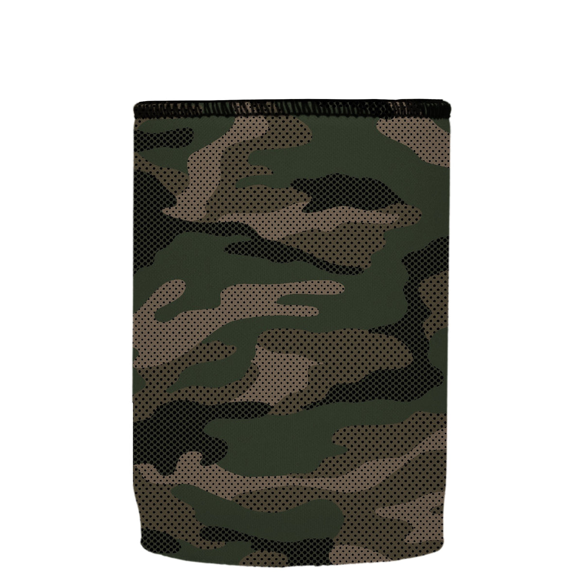Stubbyz Green Camo Dot Pattern Stubby Cooler, Australian Made by Stubbyz, view 2