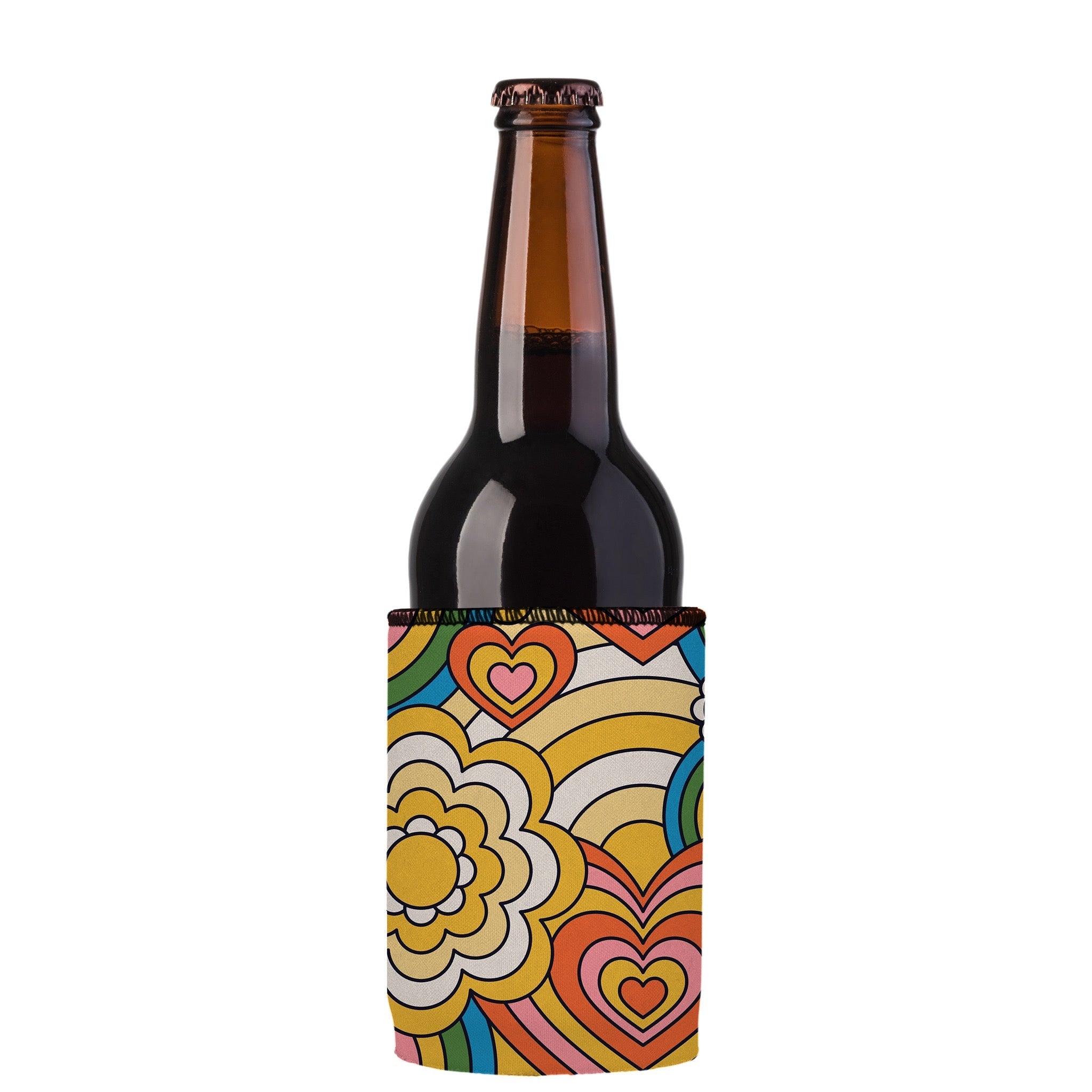 Stubbyz 60s Hearts Stubby Cooler 2-Pack