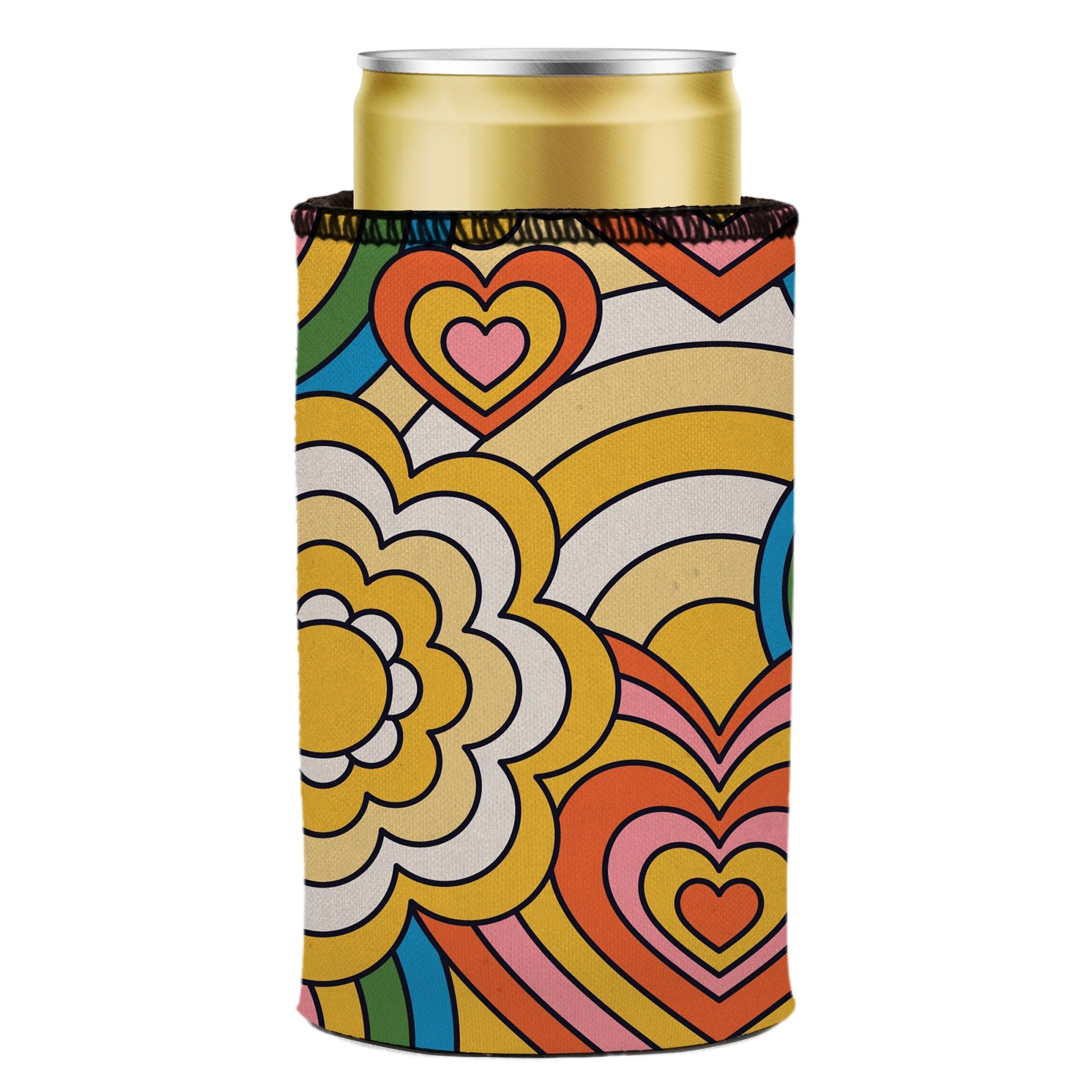 Stubbyz 60s Hearts Stubby Cooler 2-Pack