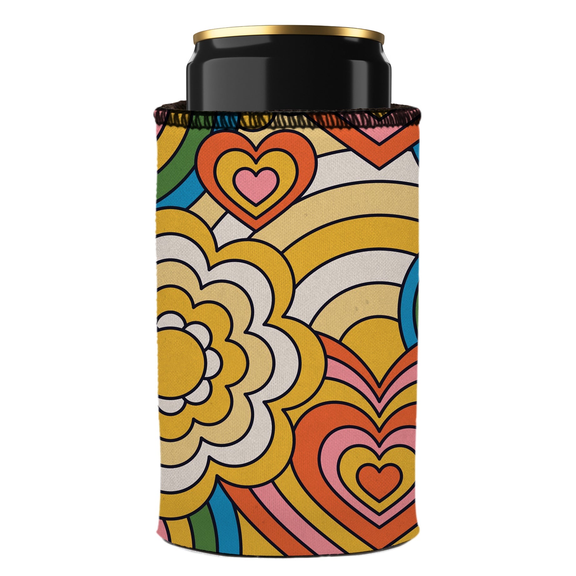 Stubbyz 60s Hearts Stubby Cooler 2-Pack