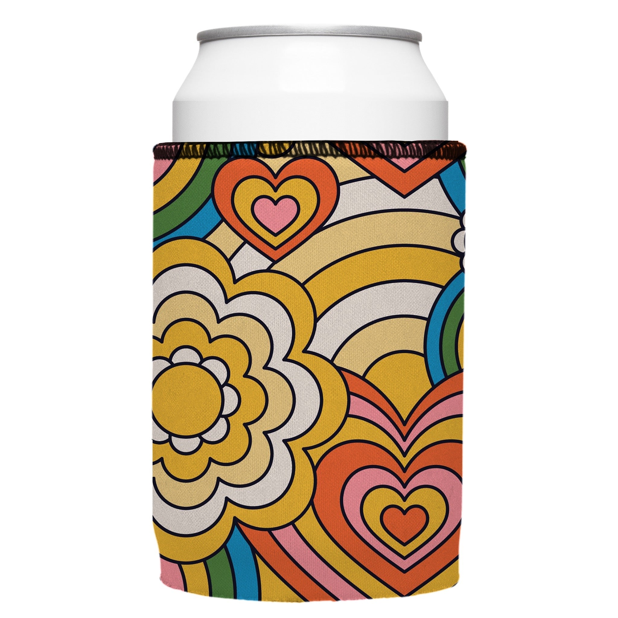 Stubbyz 60s Hearts Stubby Cooler 3-Pack