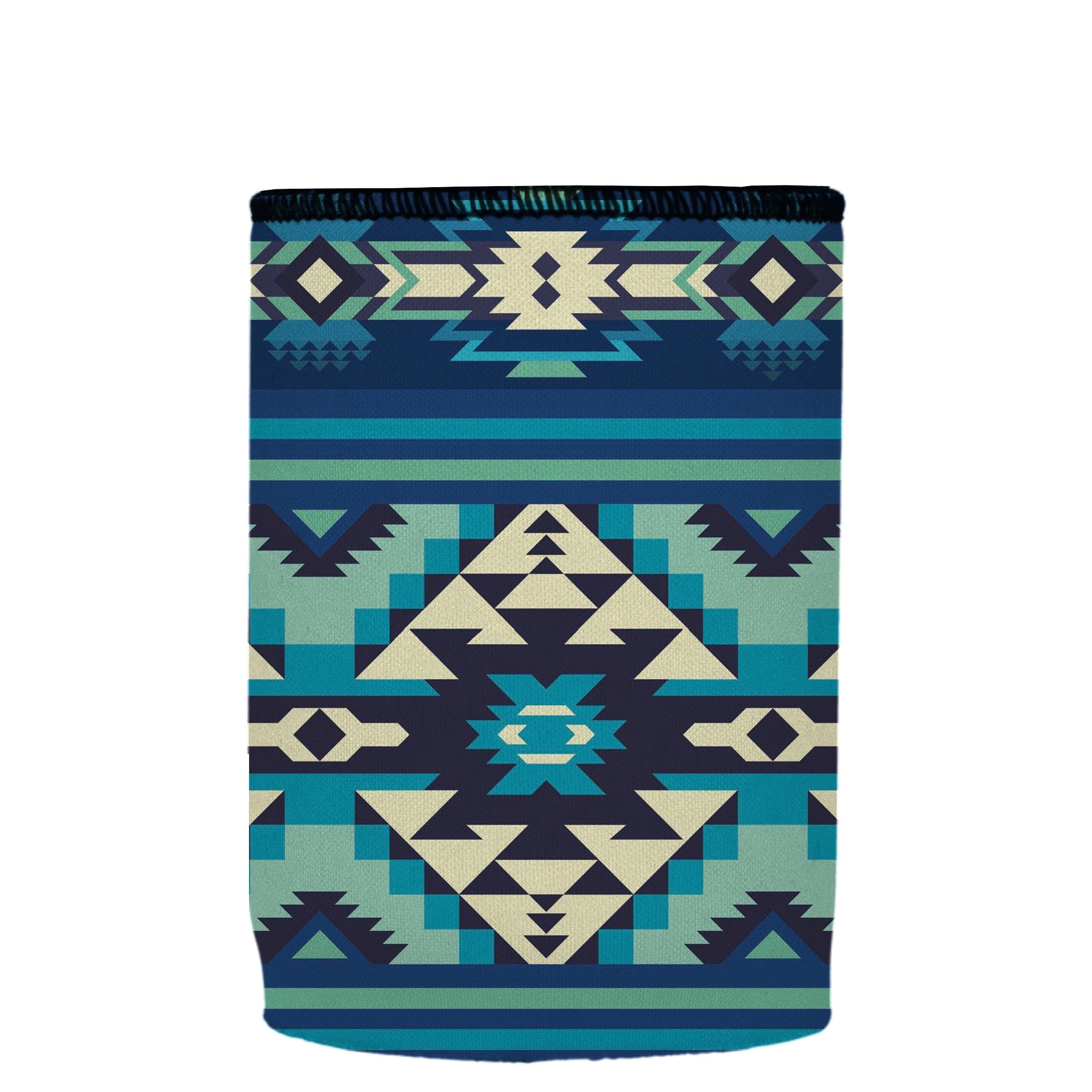 Stubbyz Blue Navajo Rug Stubby Cooler 3-Pack