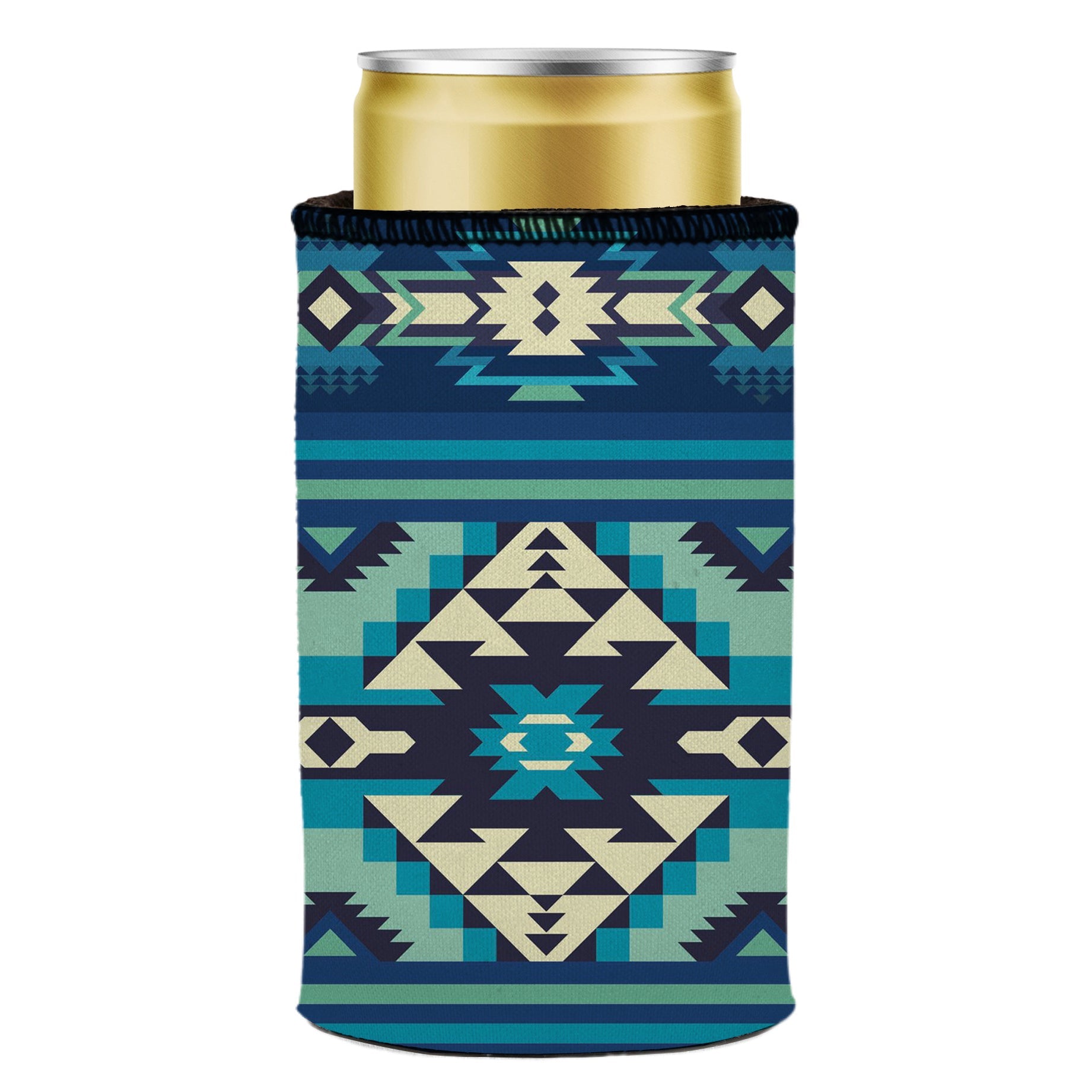 Stubbyz Blue Navajo Rug Stubby Cooler 2-Pack