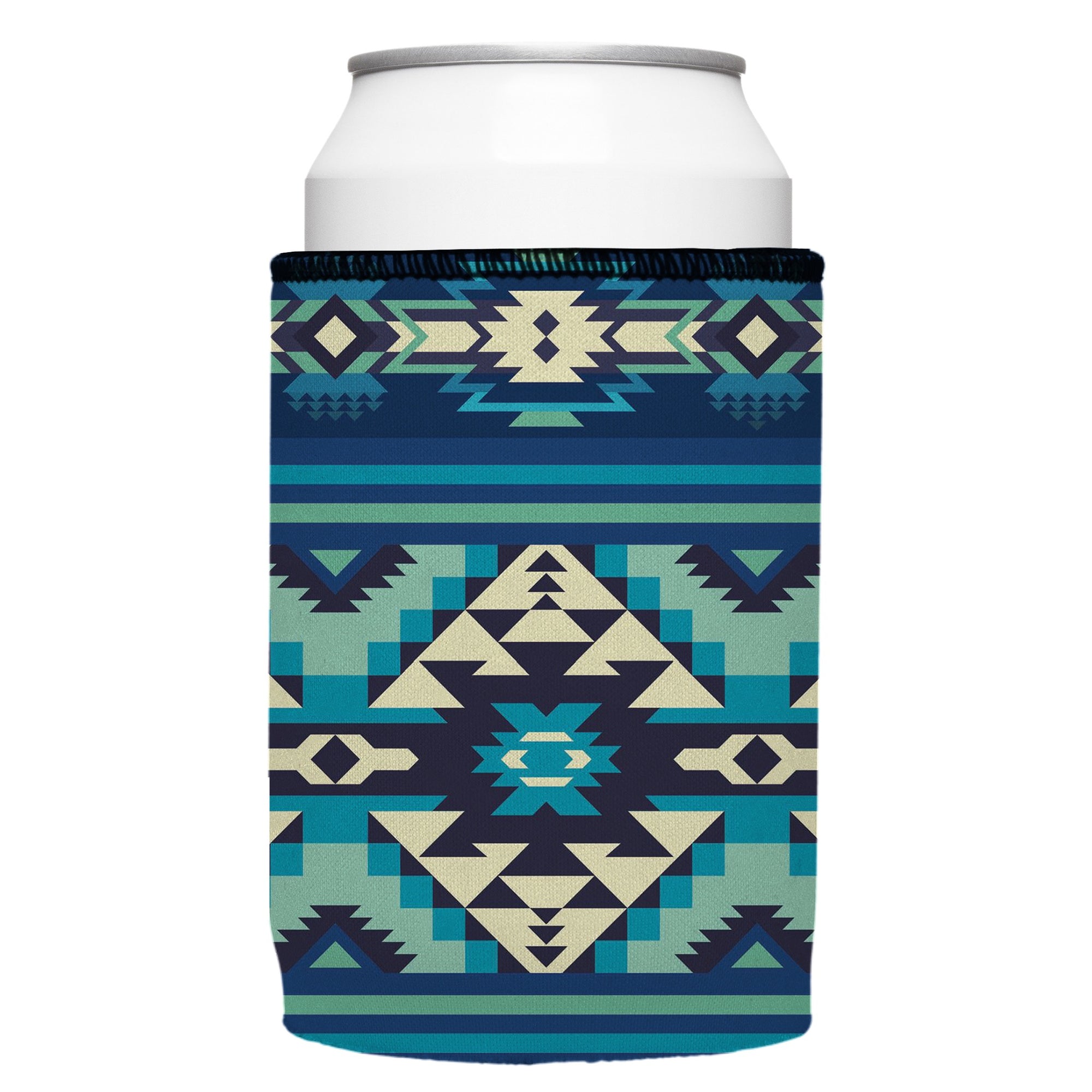 Stubbyz Blue Navajo Rug Stubby Cooler