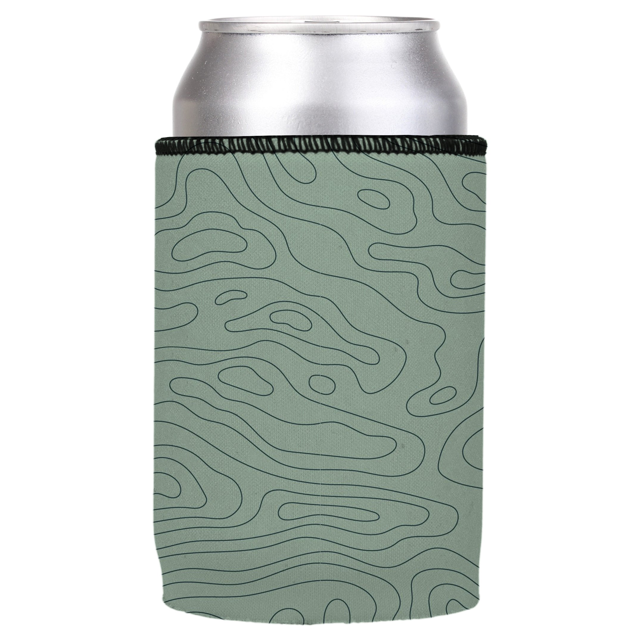 Stubbyz Topographic Map Stubby Cooler 2-Pack