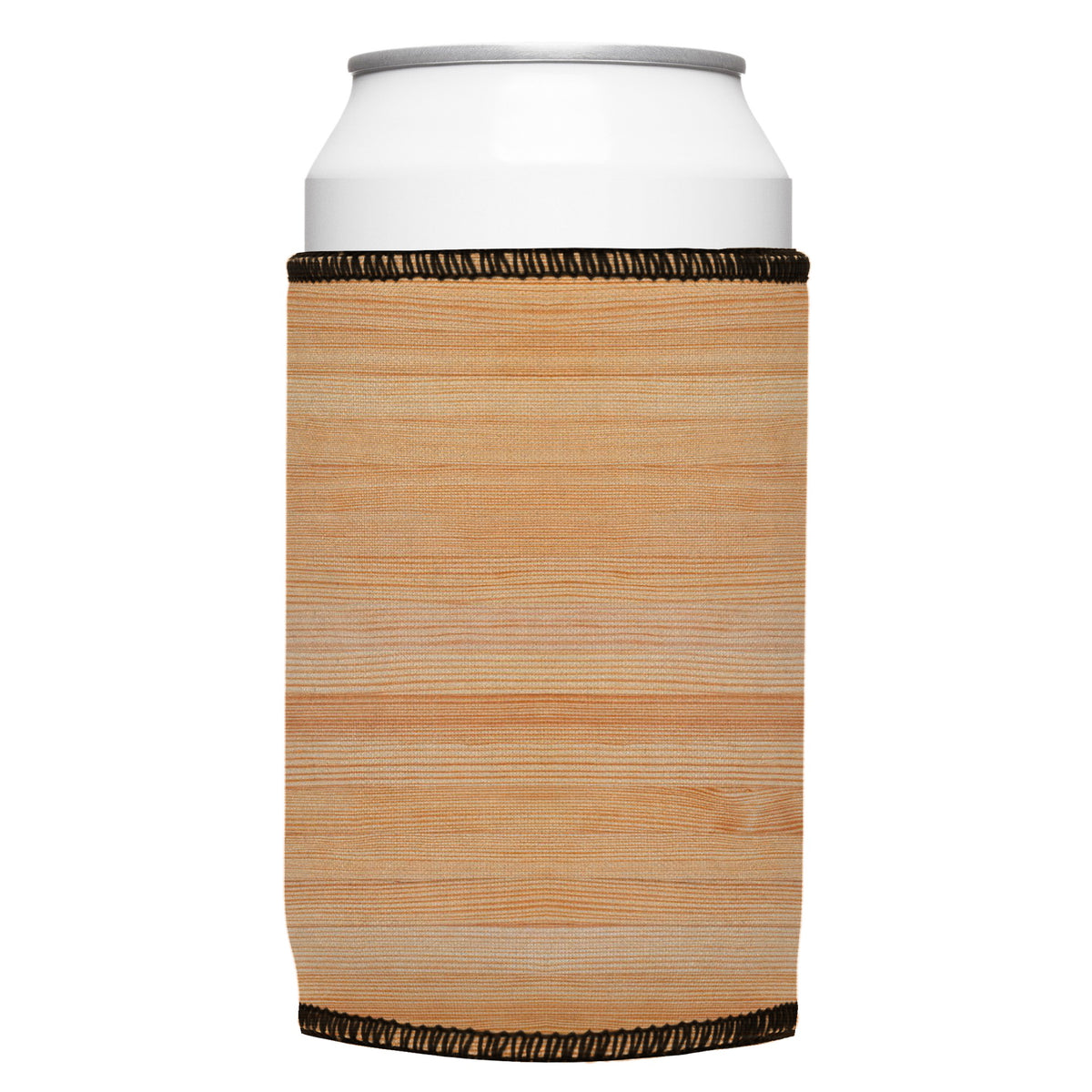 Wood Grain Stubbyz One Size cooler on a standard bottle