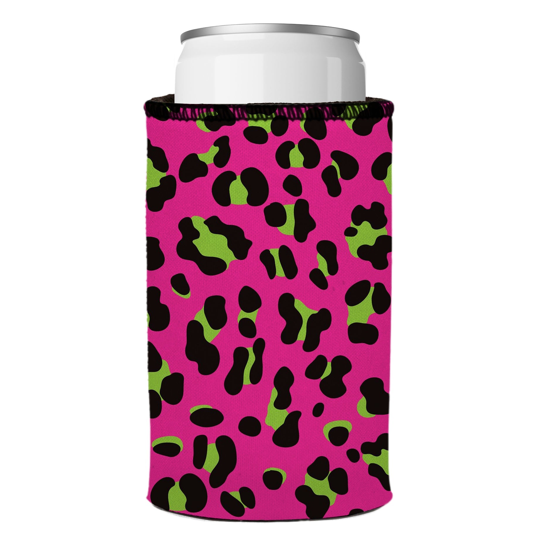 Stubbyz 80s Leopard Print Stubby Cooler 2-Pack