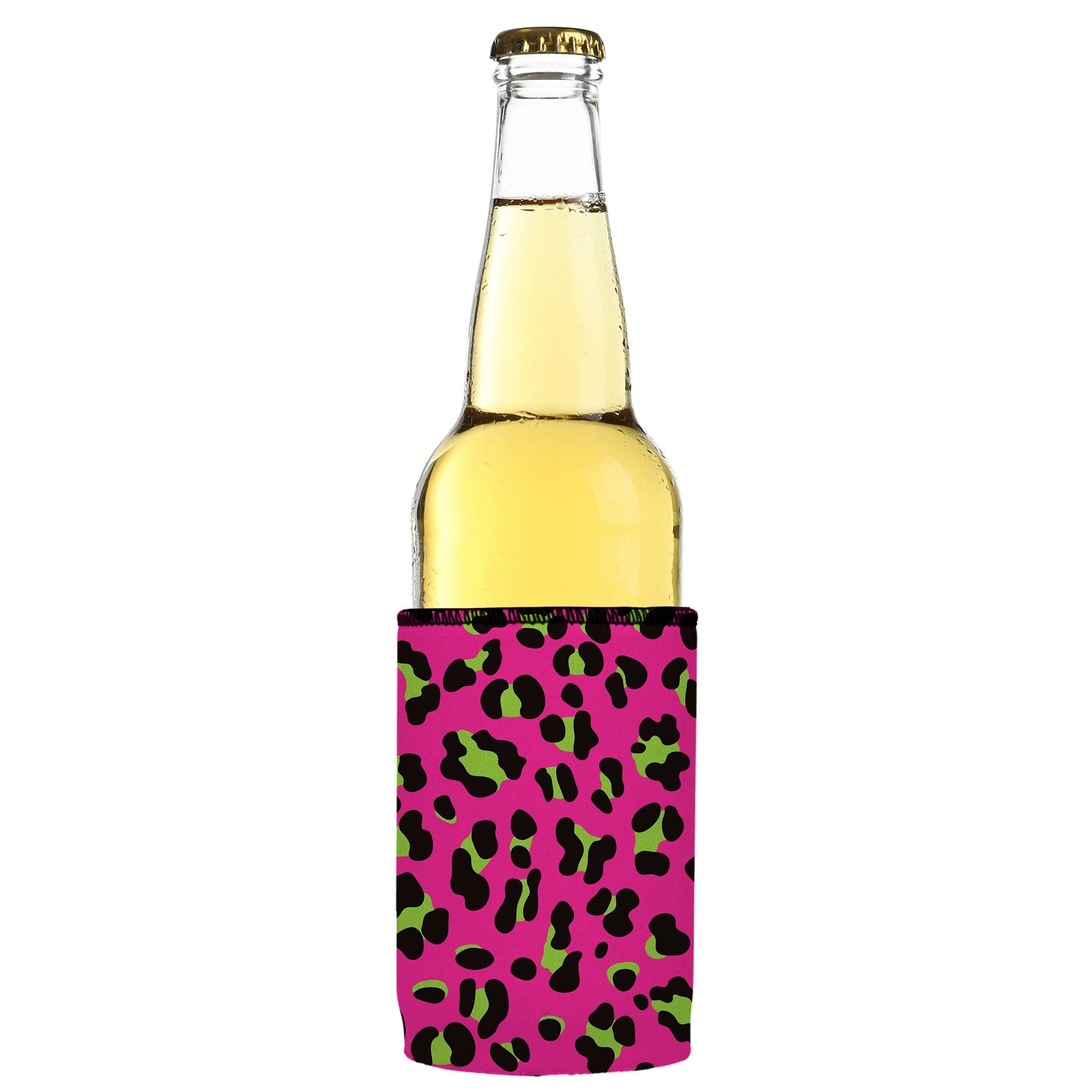 Stubbyz 80s Leopard Print Stubby Cooler 3-Pack