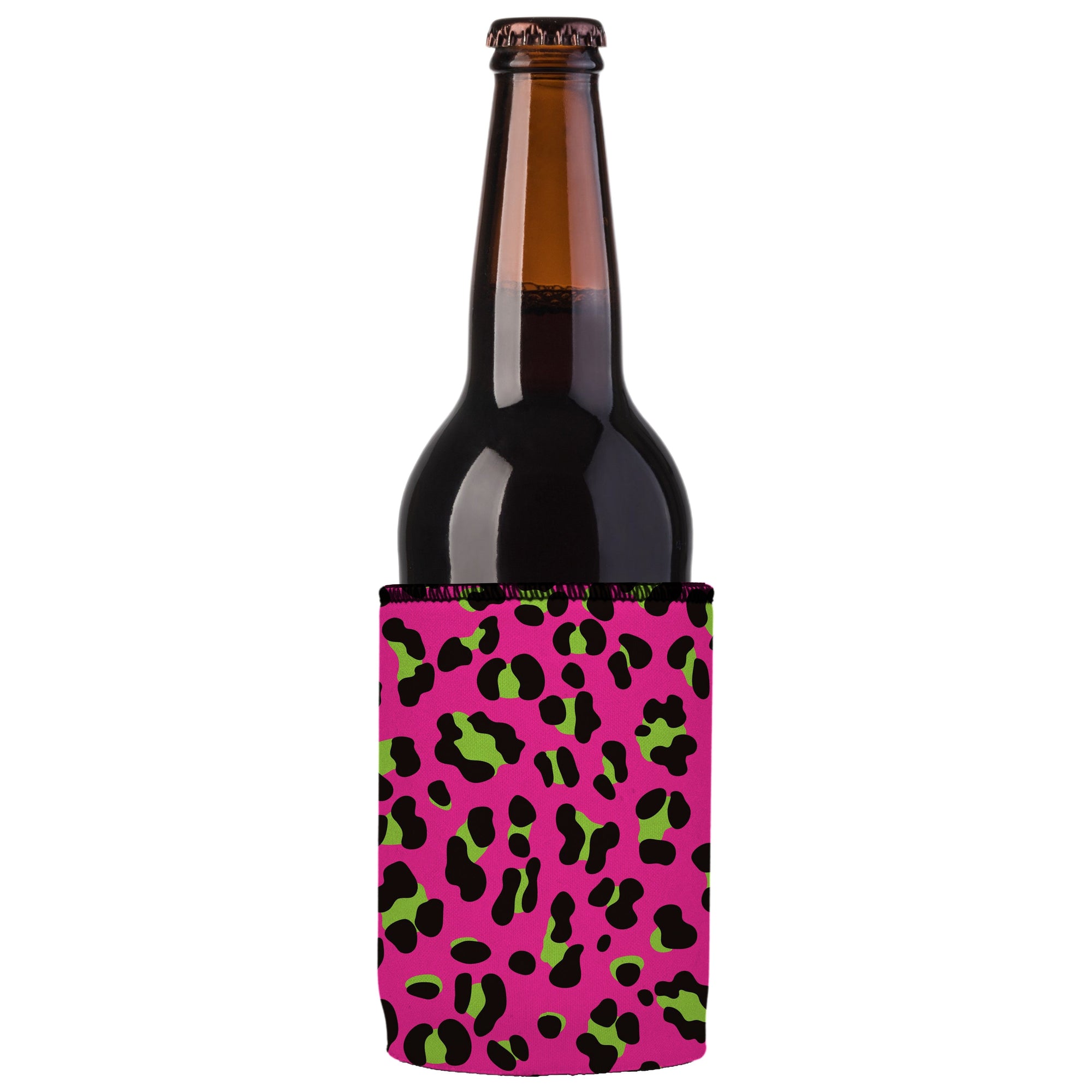 Stubbyz 80s Leopard Print Stubby Cooler 2-Pack