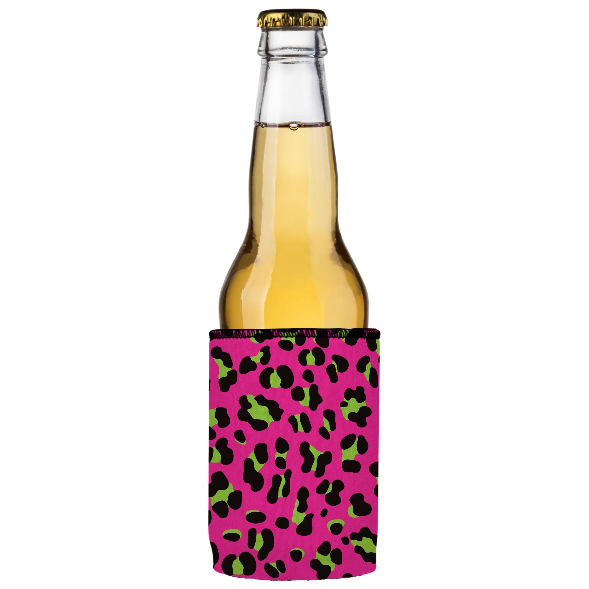 Stubbyz 80s Leopard Print Stubby Cooler 2-Pack