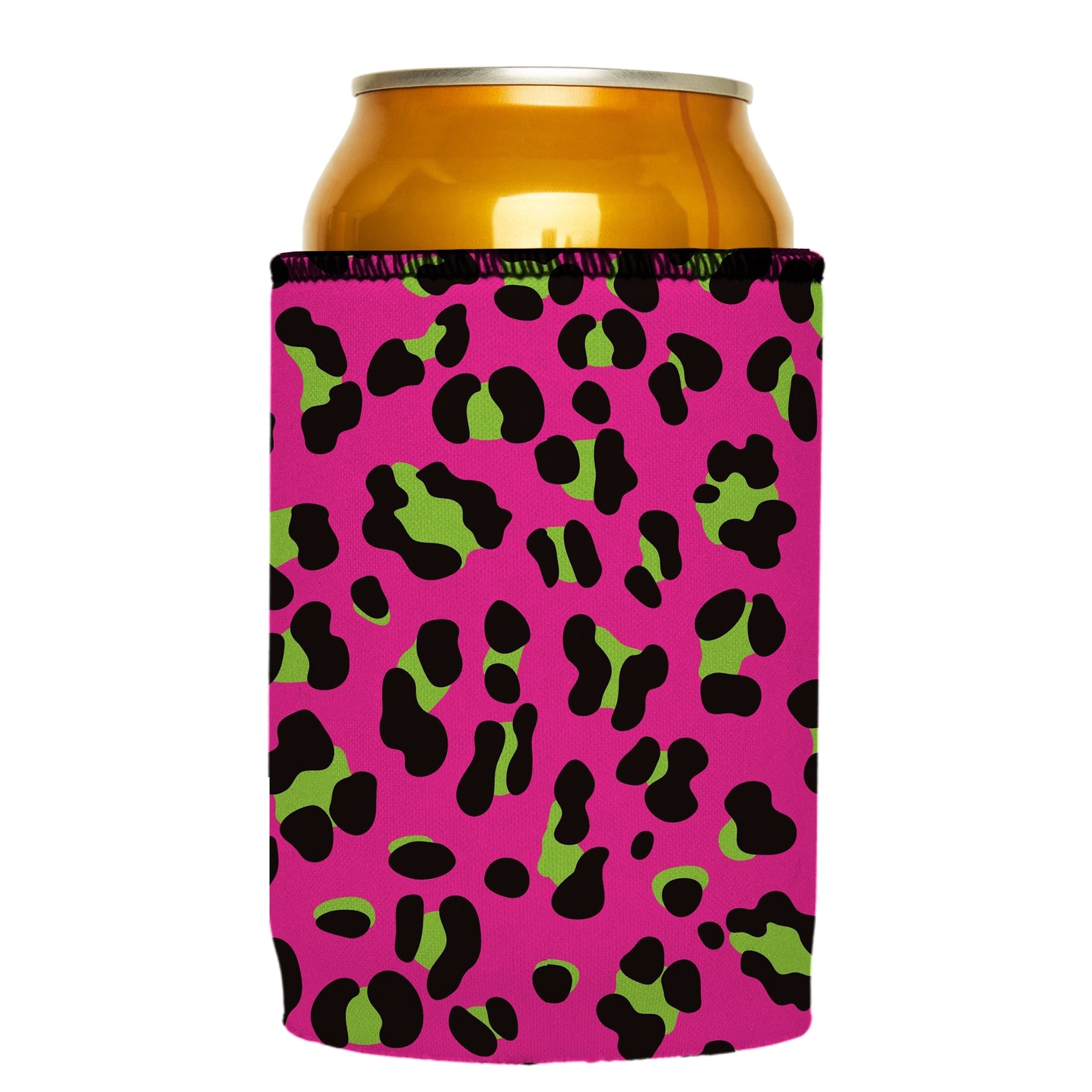 Stubbyz 80s Leopard Print Stubby Cooler 3-Pack
