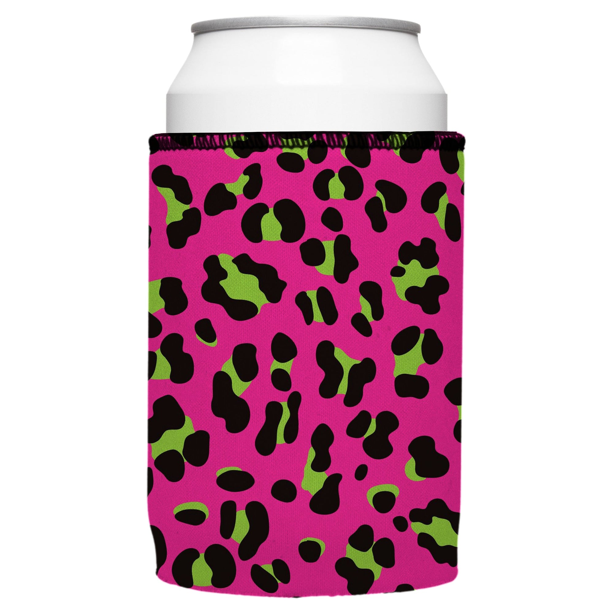 Stubbyz 80s Leopard Print Stubby Cooler 2-Pack