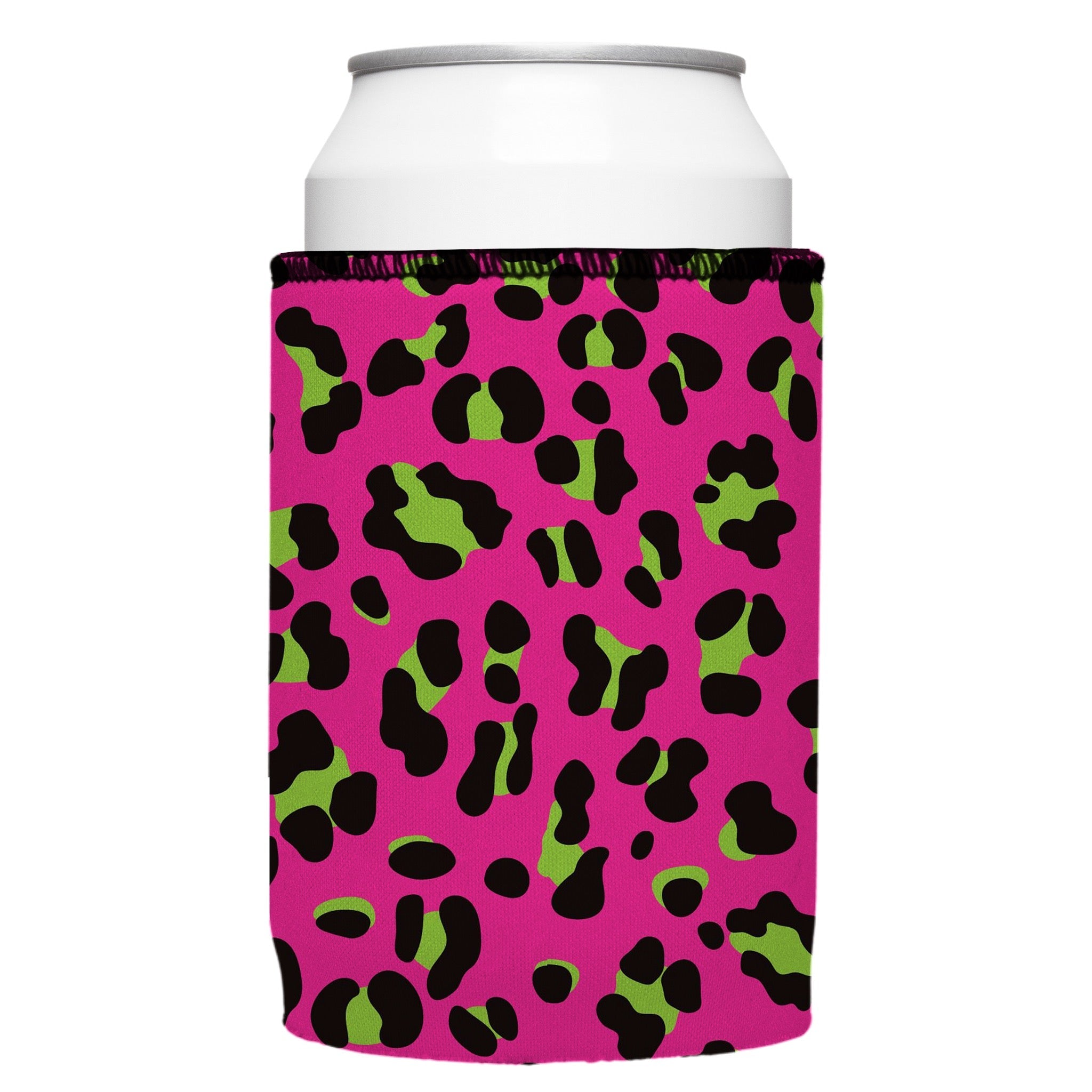 Stubbyz 80s Leopard Print Stubby Cooler 3-Pack