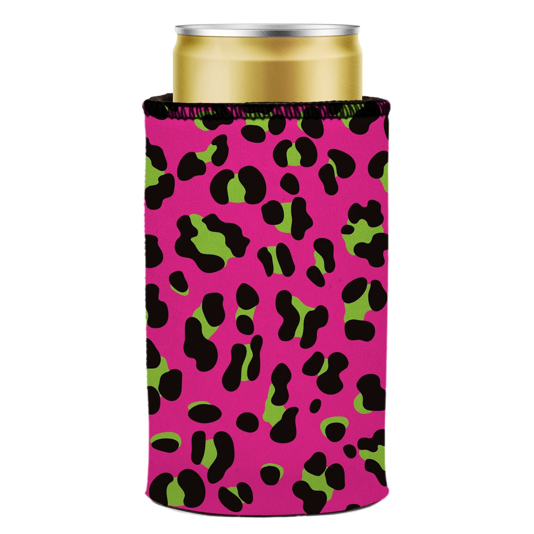 Stubbyz 80s Leopard Print Stubby Cooler 2-Pack