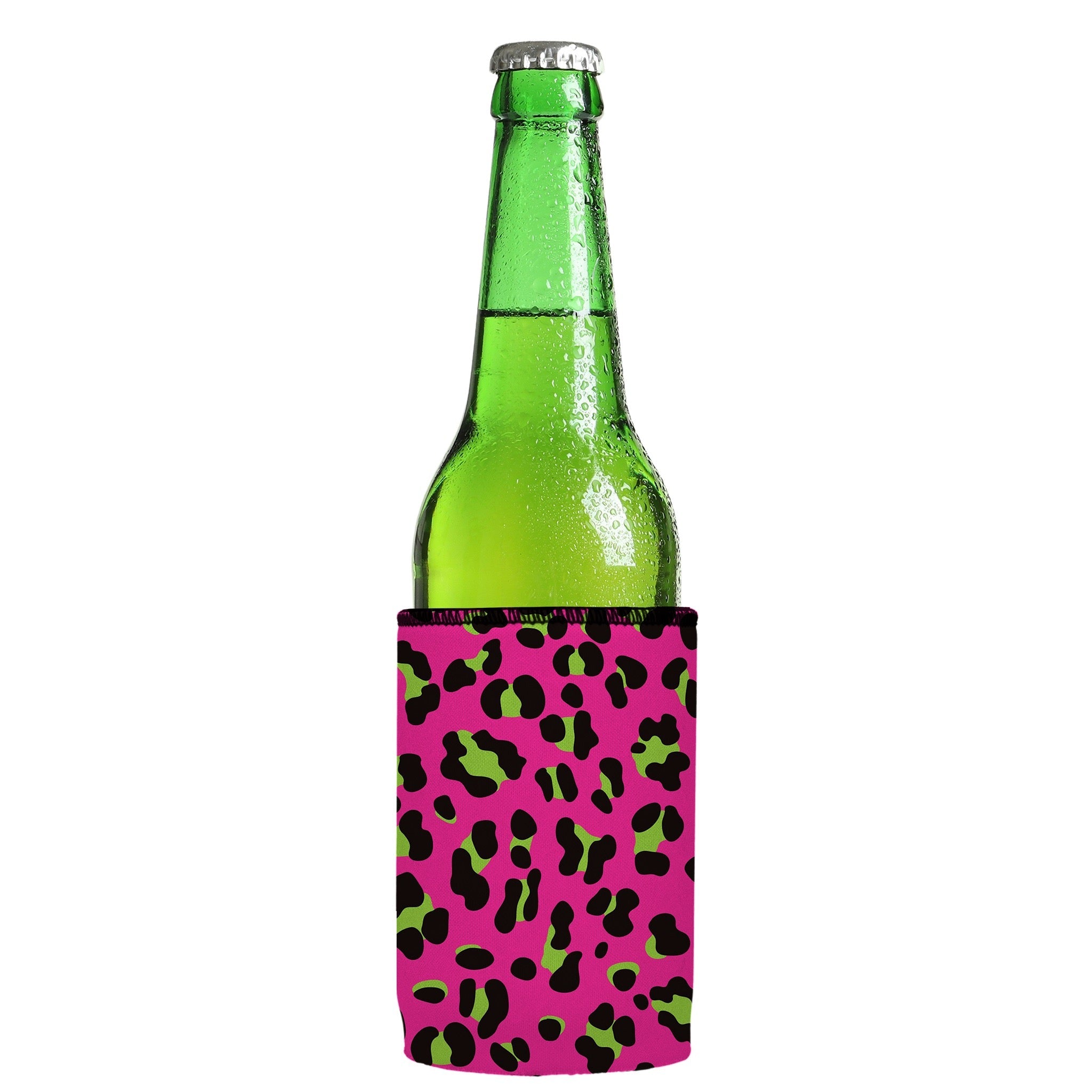 Stubbyz 80s Leopard Print Stubby Cooler 3-Pack