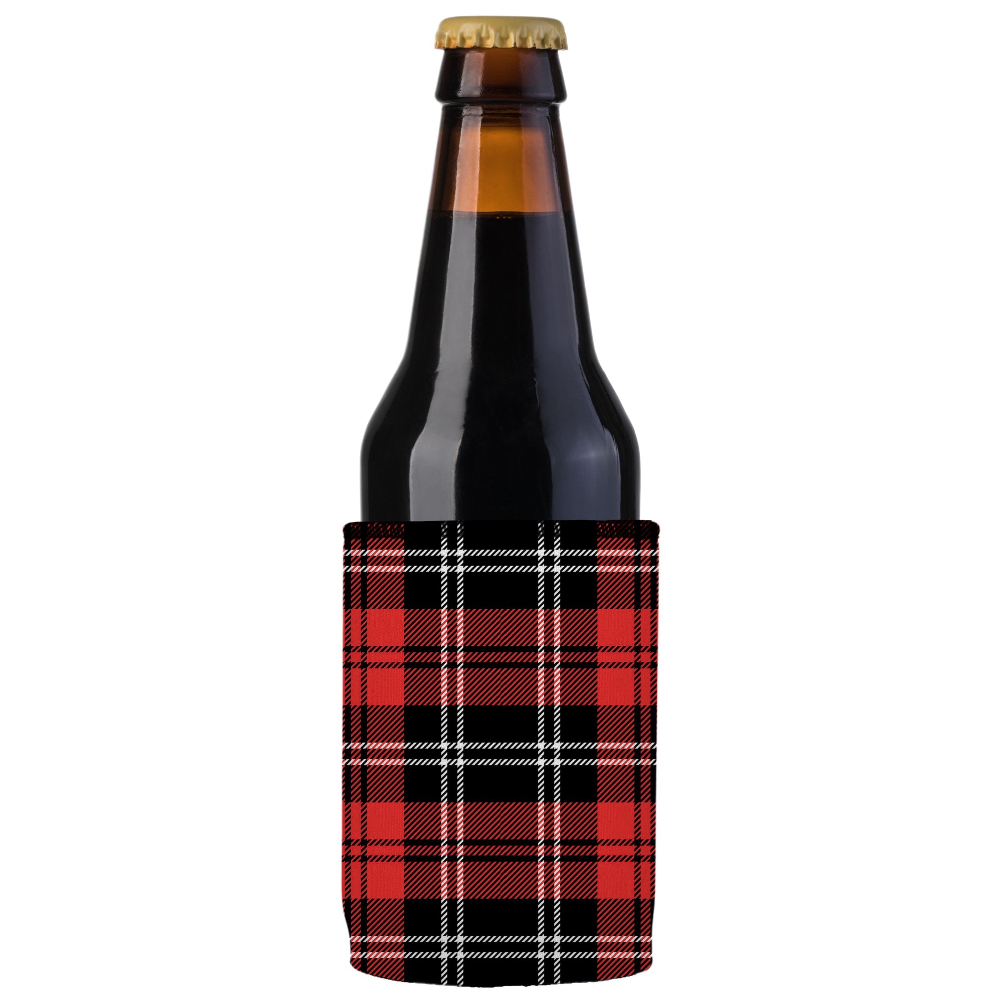 Stubbyz Scottish Tartan Plaid Stubby Cooler 2-Pack