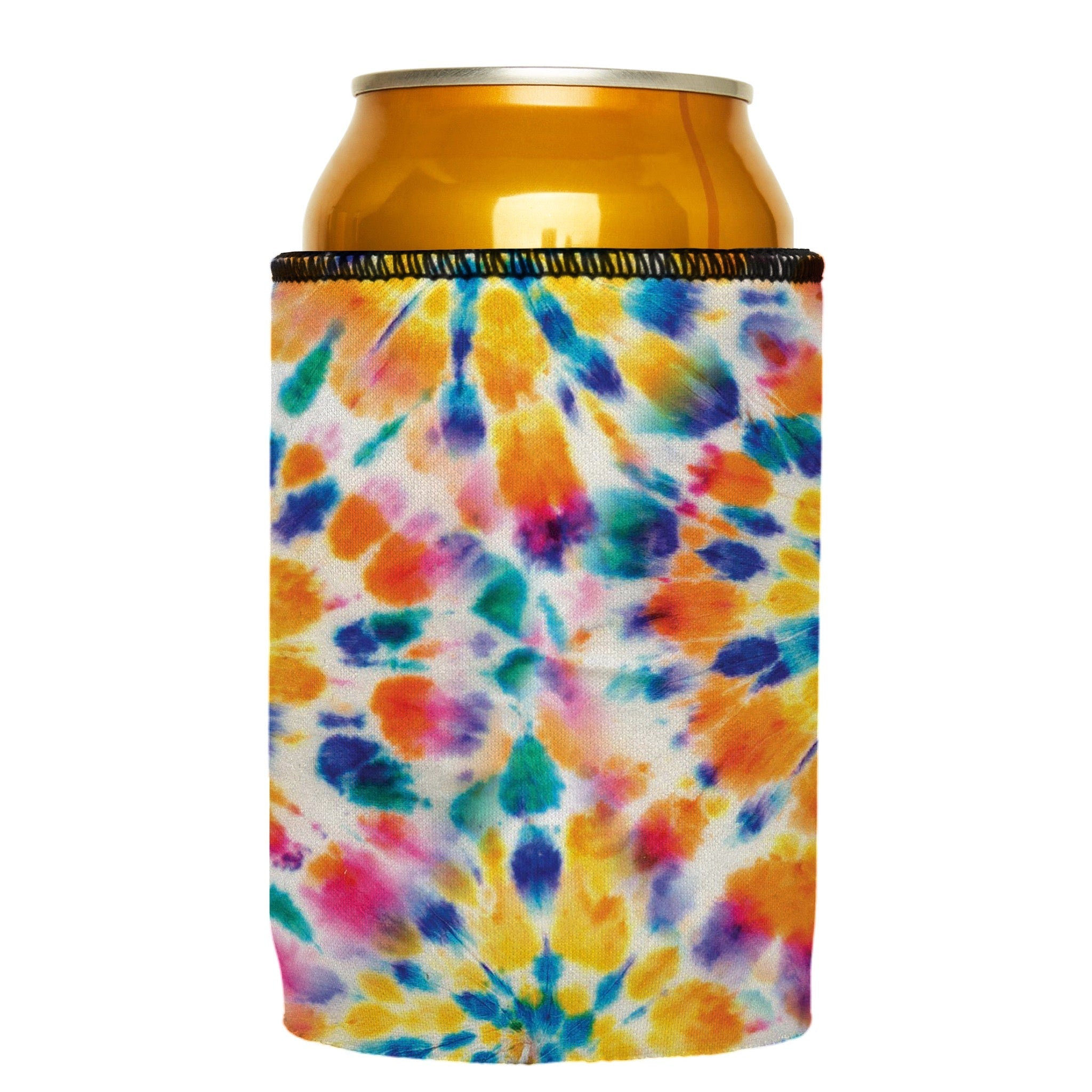 Stubbyz Rainbow Spiral Tie-Dye Stubby Cooler 3-Pack