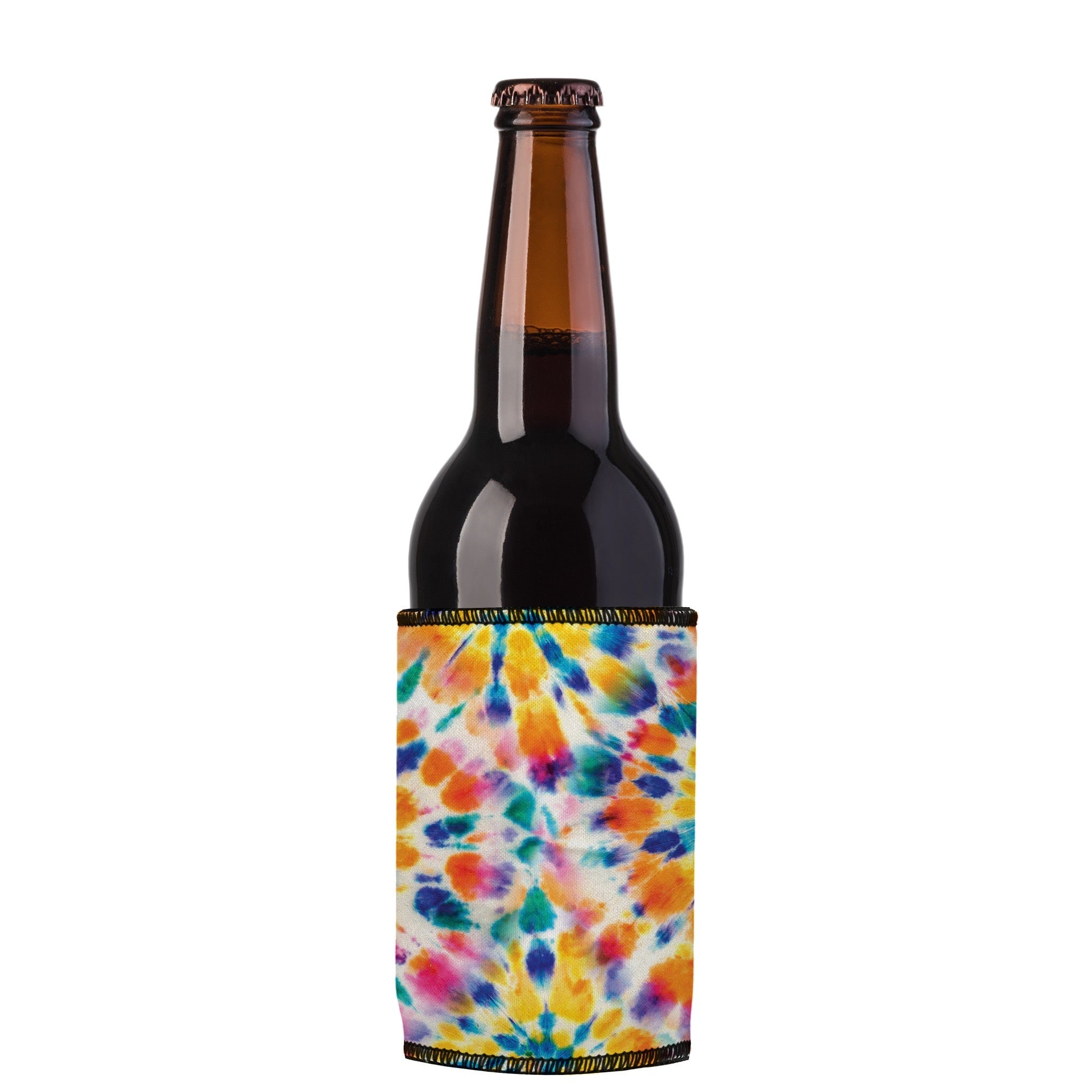 Stubbyz Rainbow Spiral Tie-Dye Stubby Cooler 3-Pack