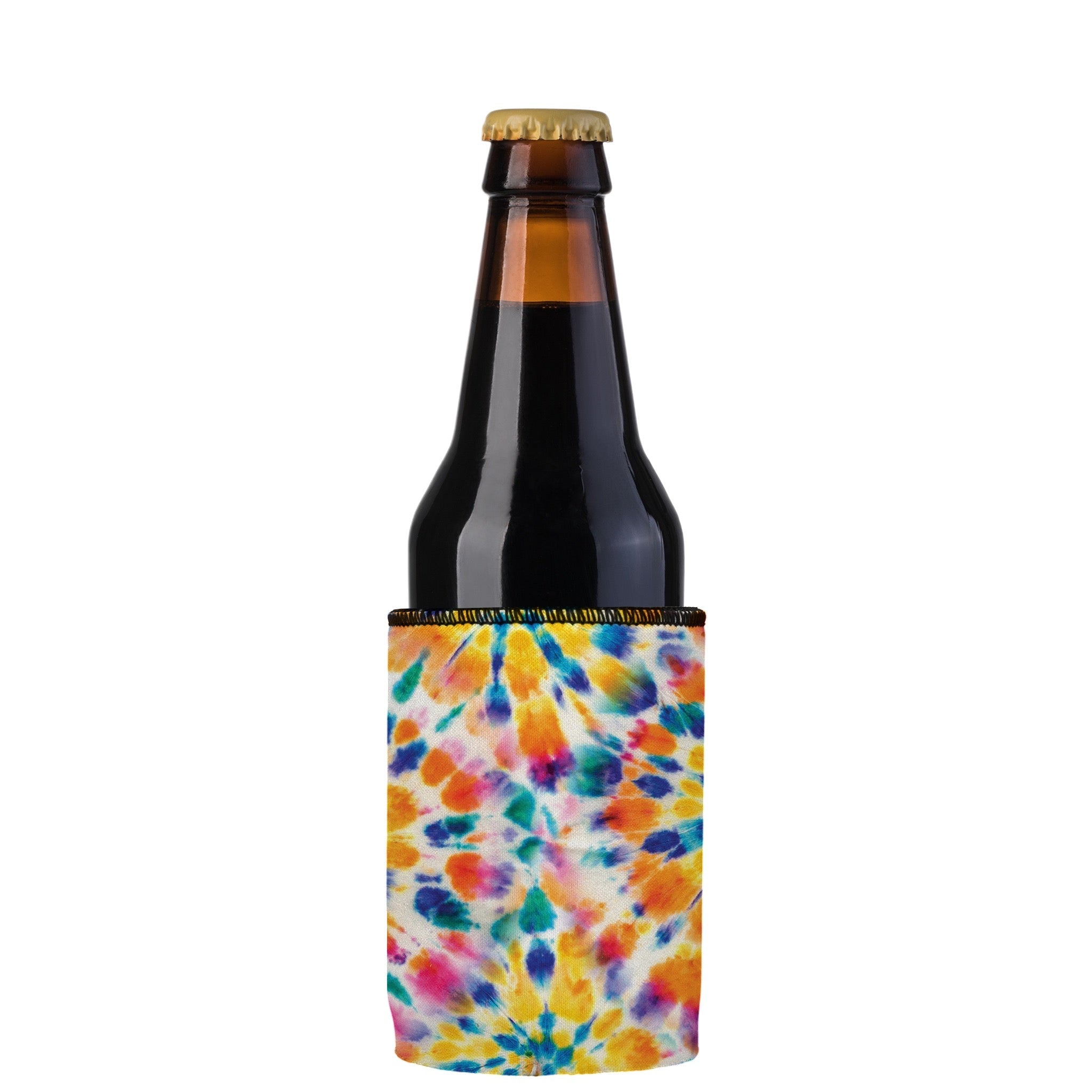 Stubbyz Rainbow Spiral Tie-Dye Stubby Cooler 3-Pack