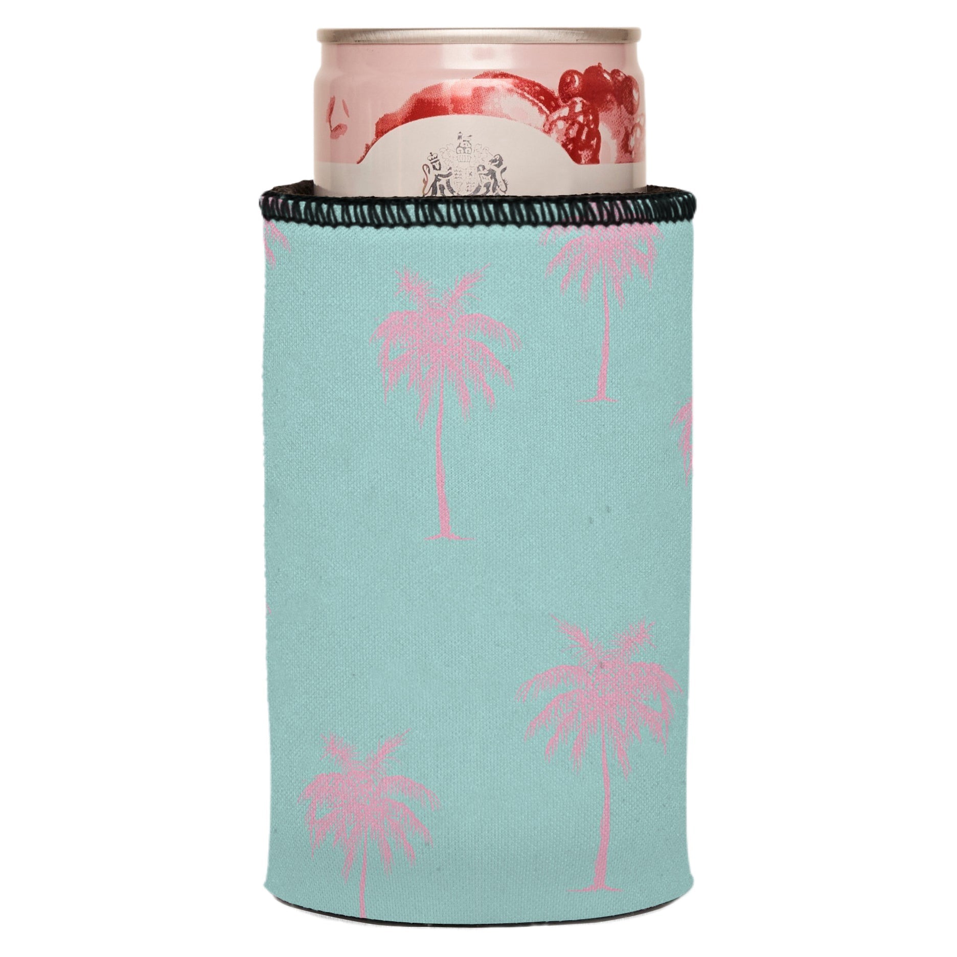 Stubbyz Palm Trees Pink Aqua Stubby Cooler 2-Pack