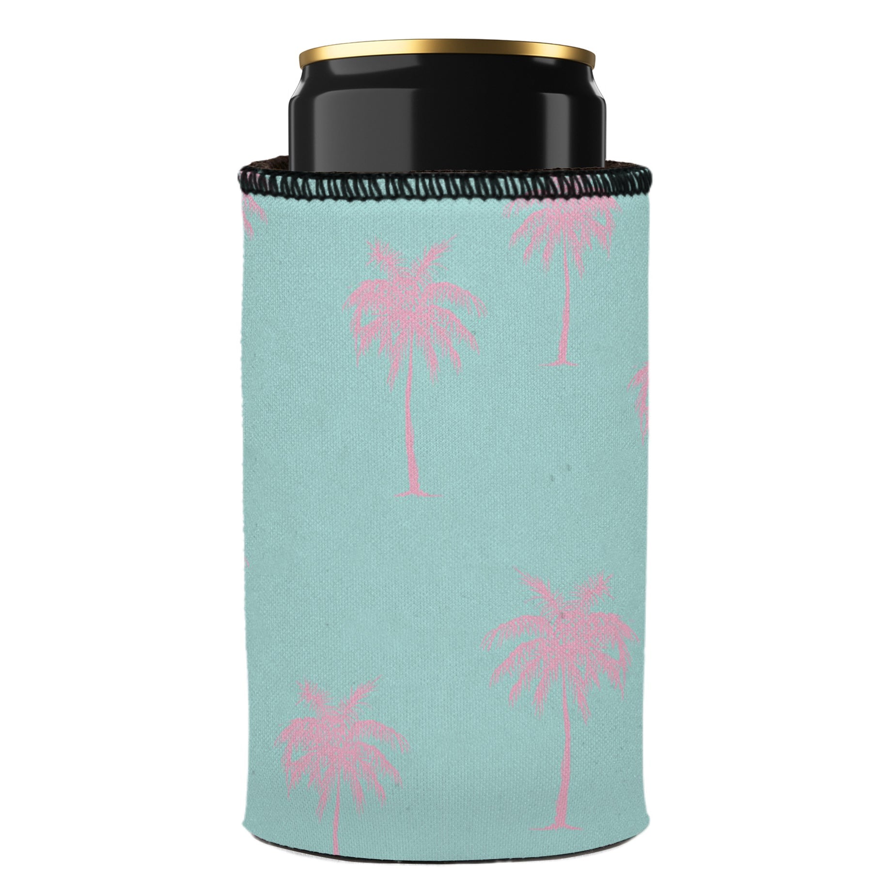 Stubbyz Palm Trees Pink Aqua Stubby Cooler 2-Pack