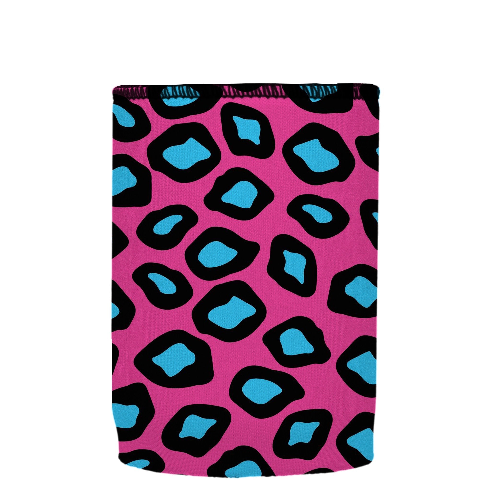 Stubbyz Pink Leopard Print Stubby Cooler 3-Pack