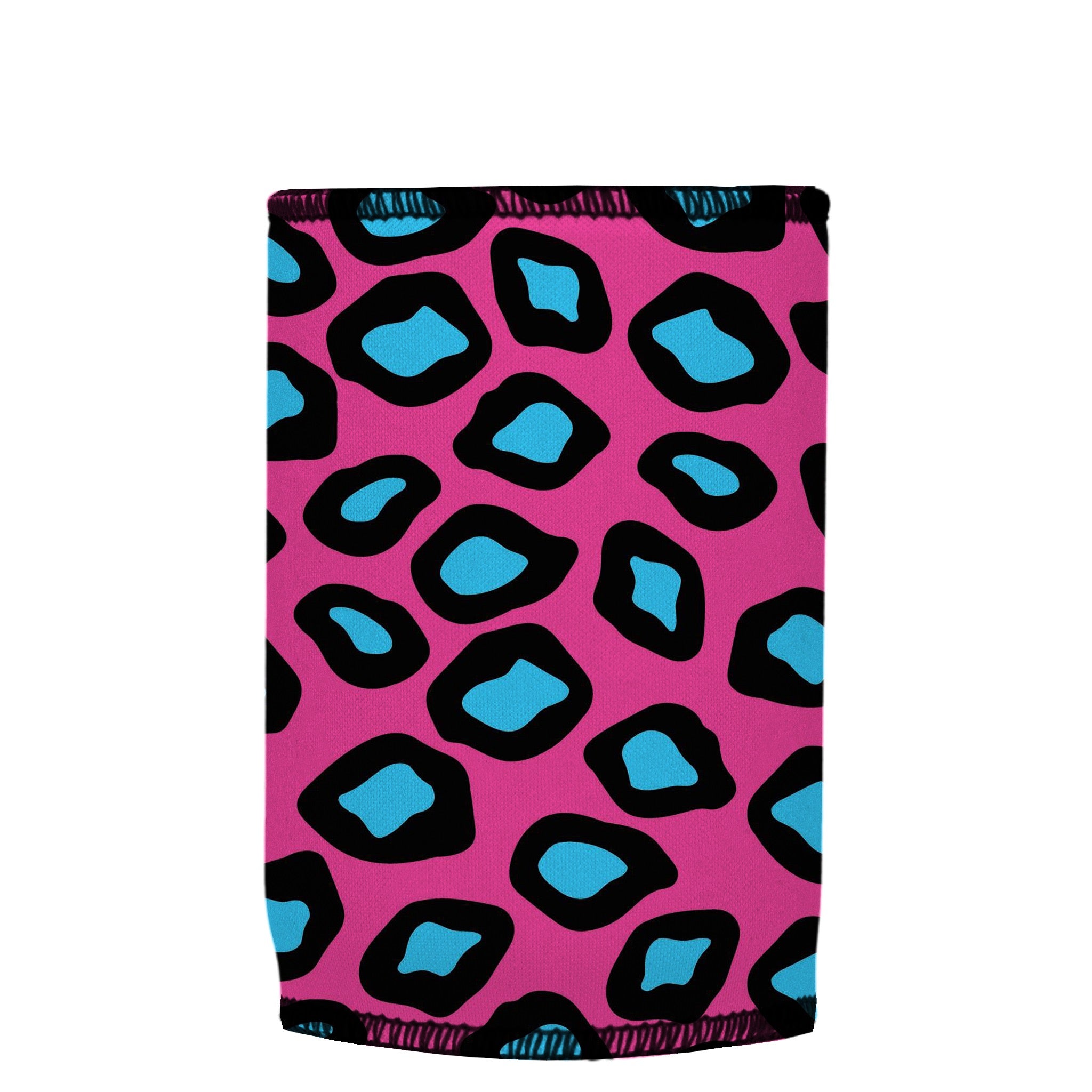 Stubbyz Pink Leopard Print Stubby Cooler