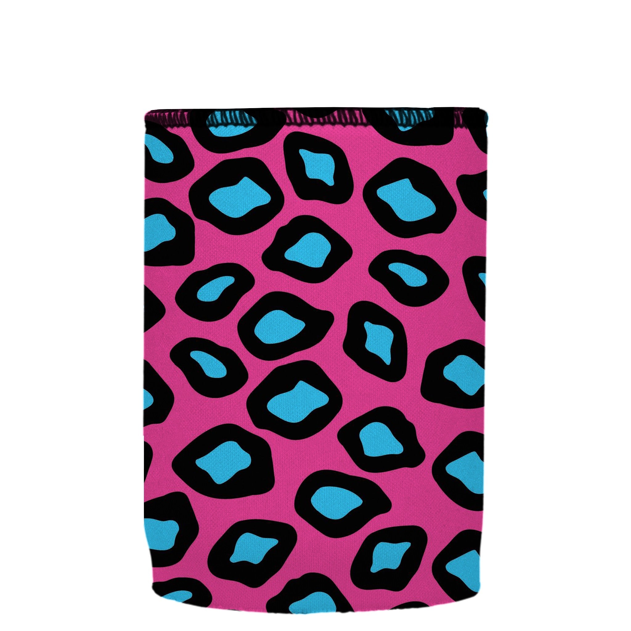 Stubbyz Pink Leopard Print Stubby Cooler