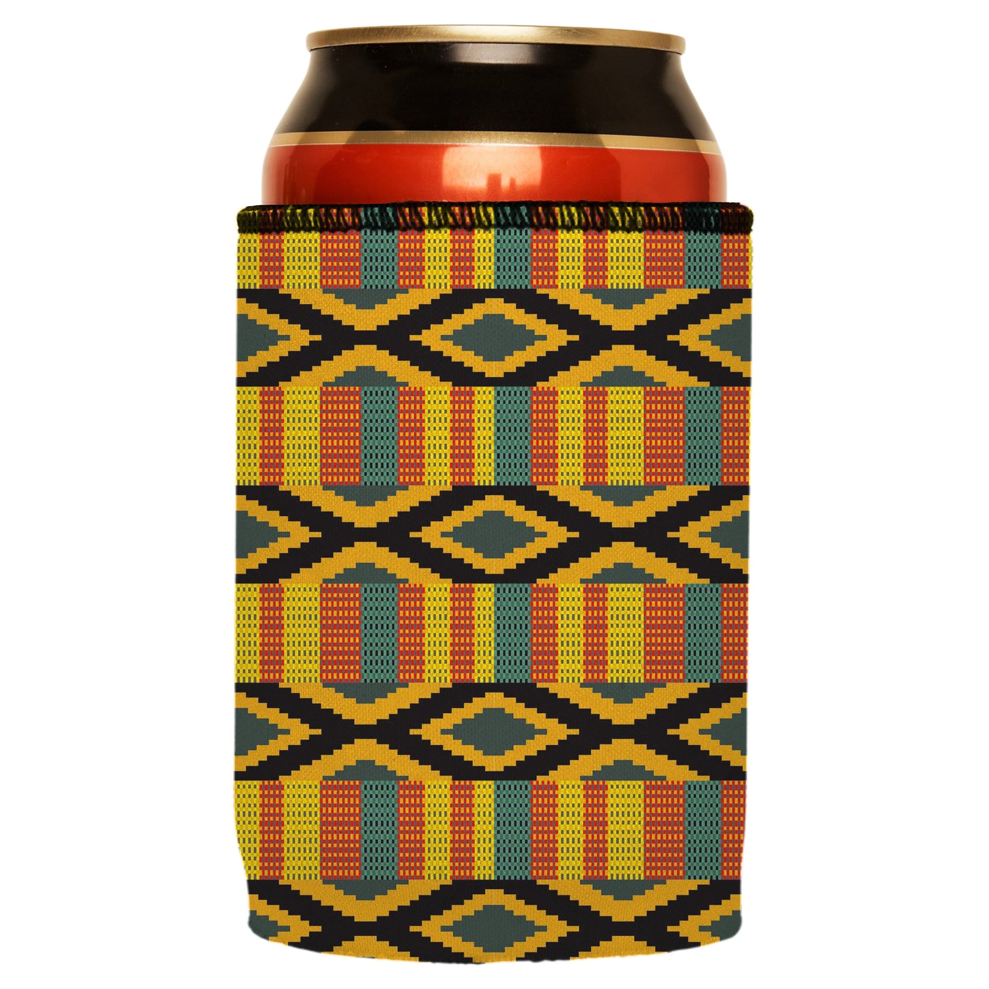 Stubbyz Ghana Kente Pattern Stubby Cooler 2-Pack