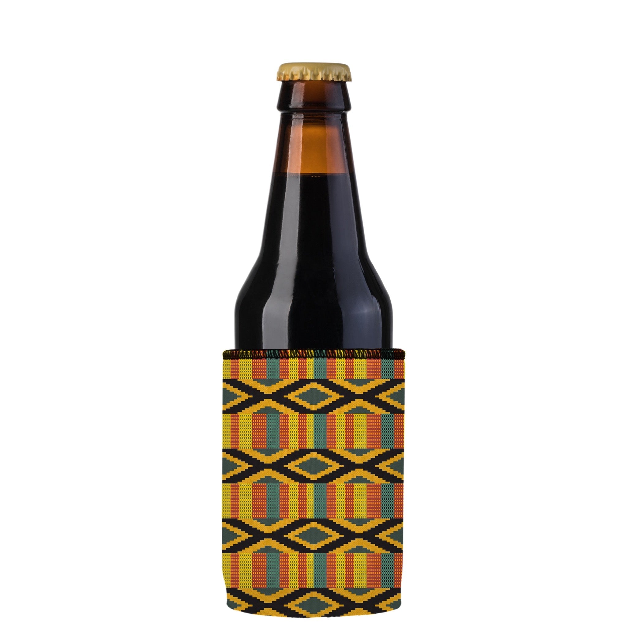 Stubbyz Ghana Kente Pattern Stubby Cooler 3-Pack