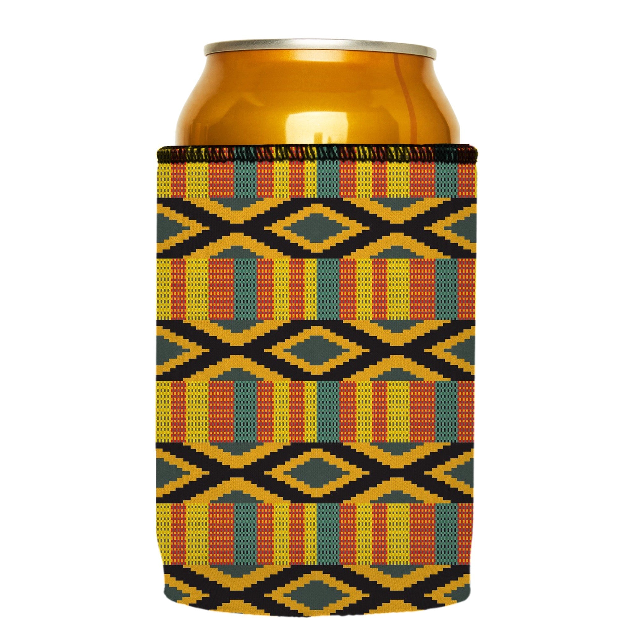 Stubbyz Ghana Kente Pattern Stubby Cooler 3-Pack