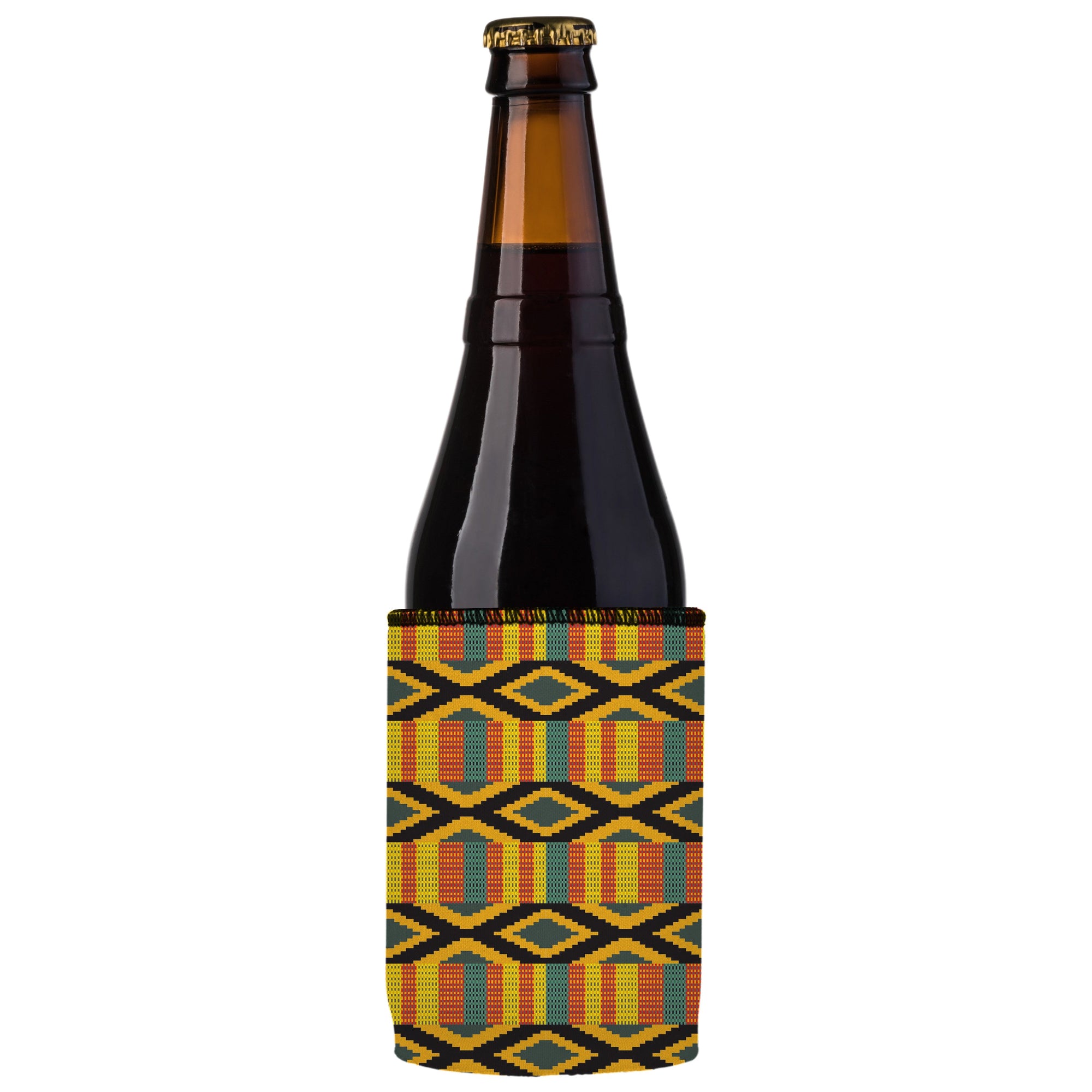 Stubbyz Ghana Kente Pattern Stubby Cooler 2-Pack