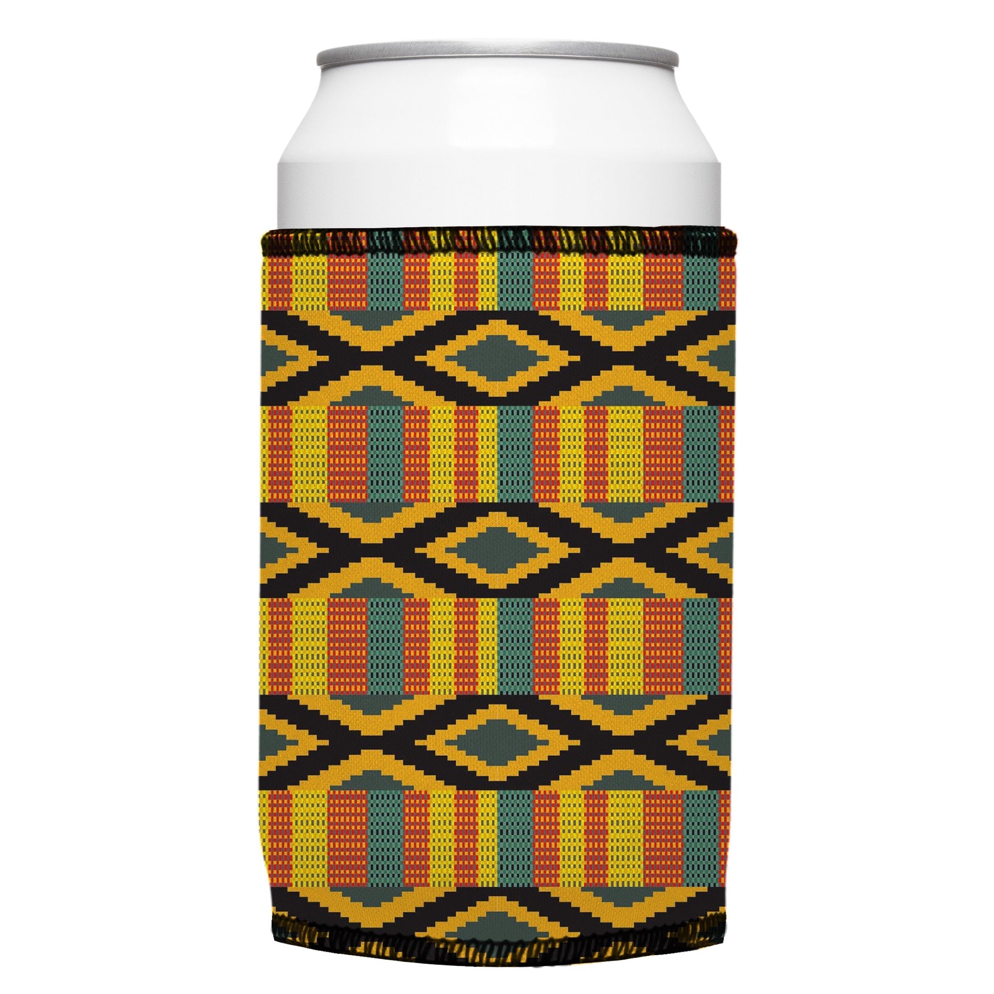 Stubbyz Ghana Kente Pattern Stubby Cooler 3-Pack