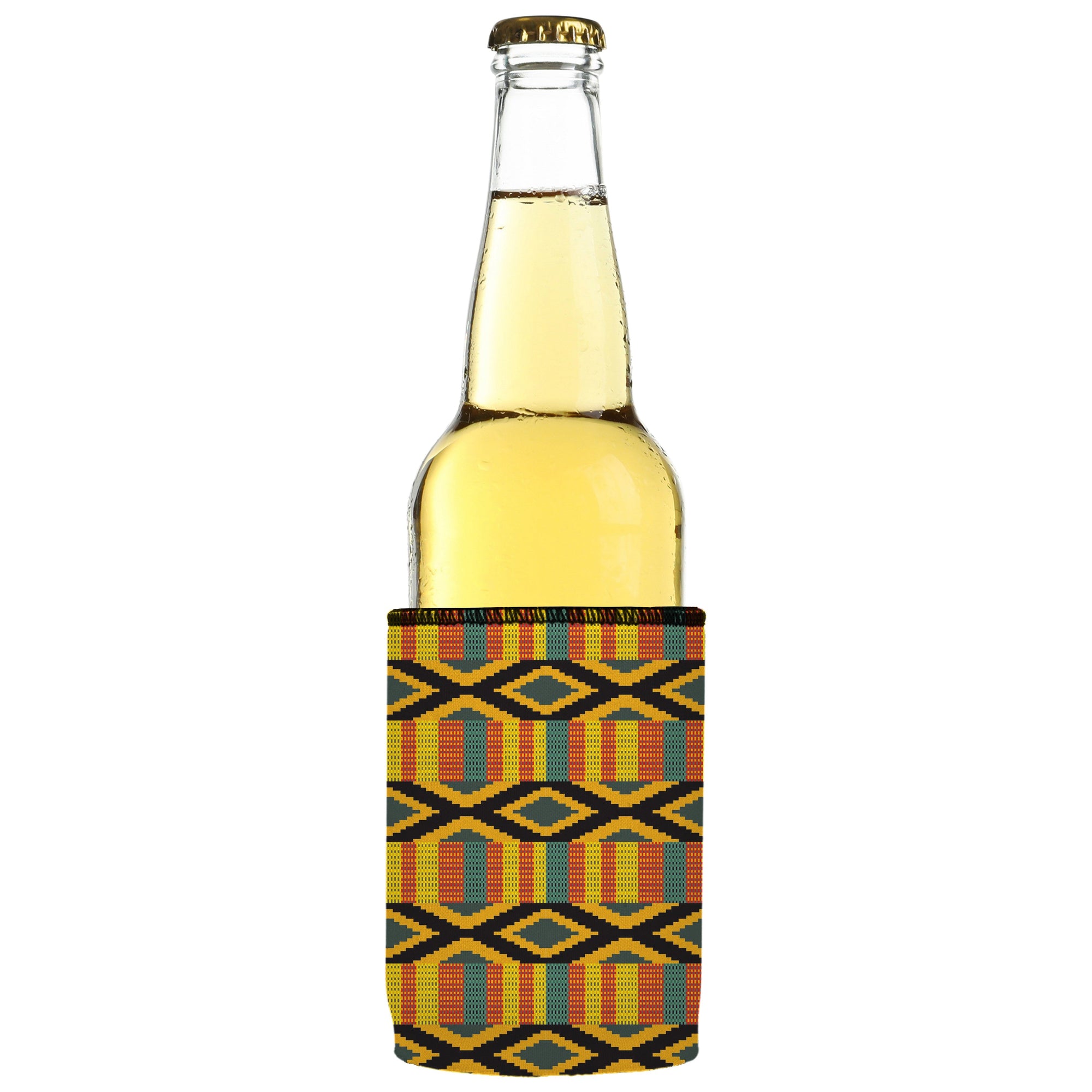 Stubbyz Ghana Kente Pattern Stubby Cooler 2-Pack