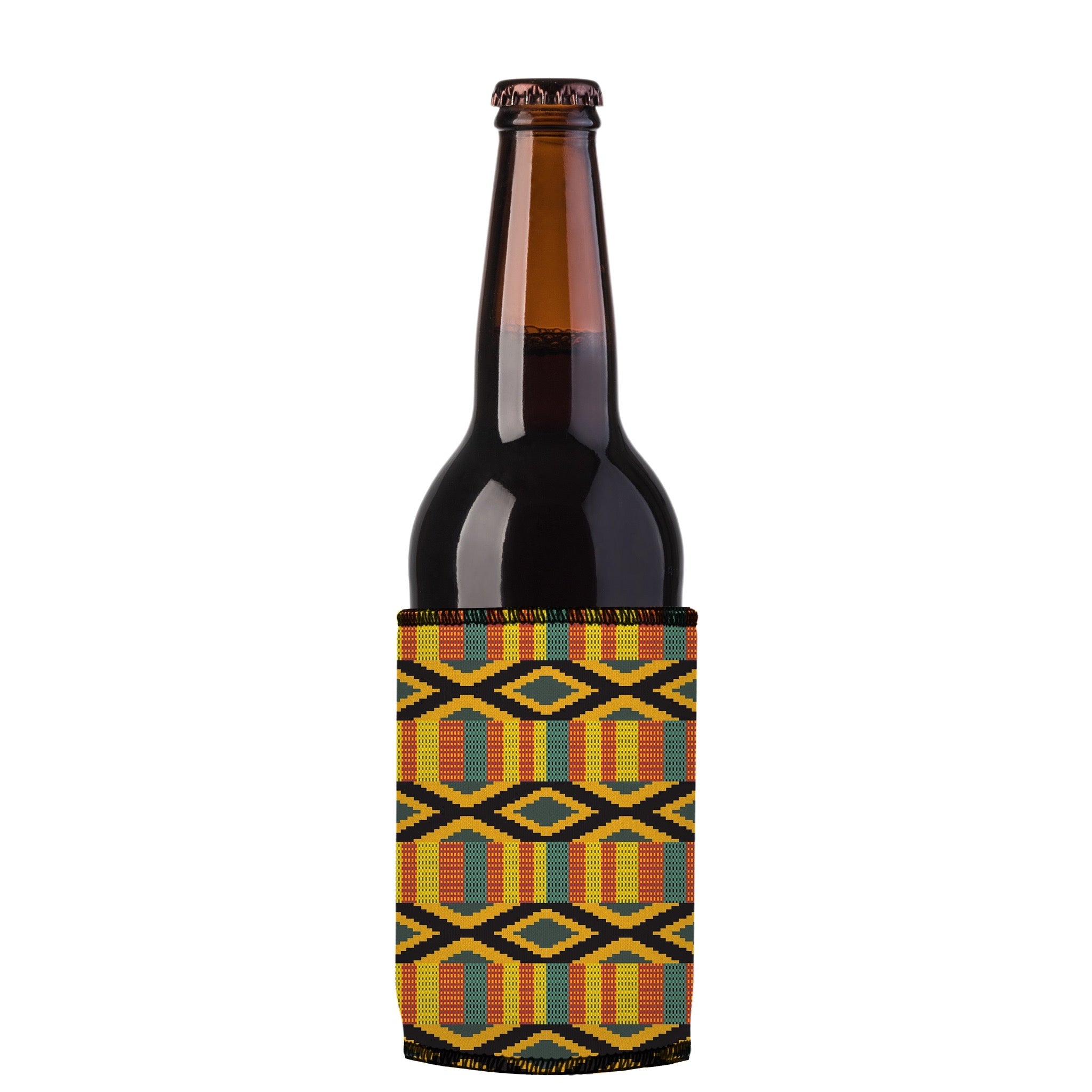 Stubbyz Ghana Kente Pattern Stubby Cooler 3-Pack