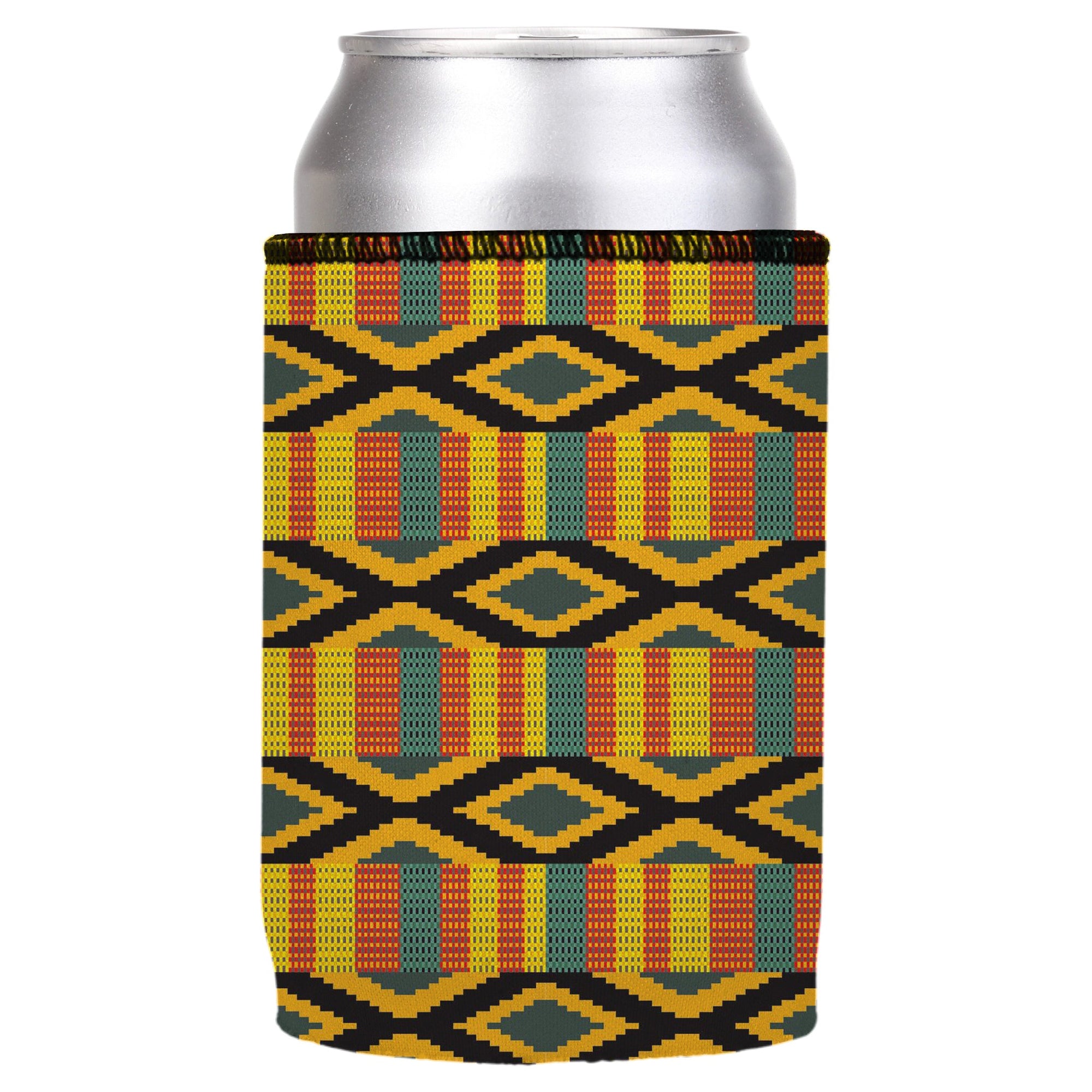 Stubbyz Ghana Kente Pattern Stubby Cooler 2-Pack