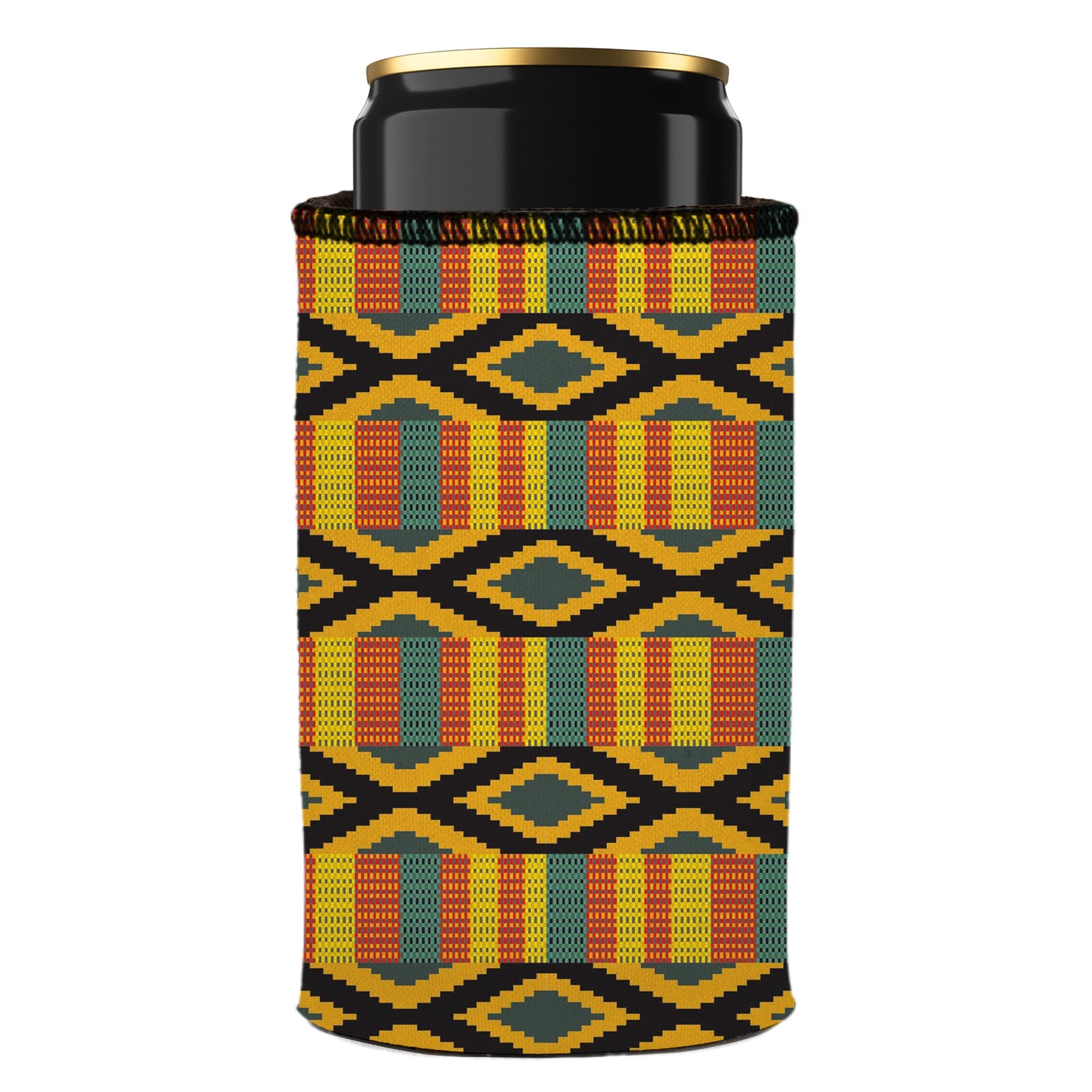 Stubbyz Ghana Kente Pattern Stubby Cooler 2-Pack