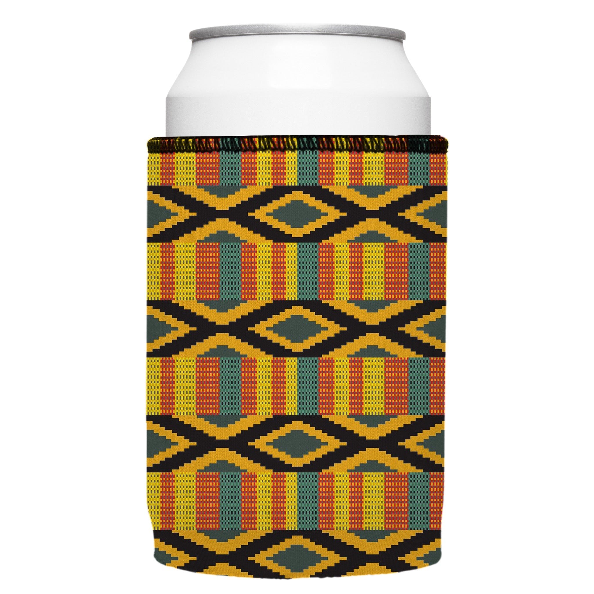 Stubbyz Ghana Kente Pattern Stubby Cooler 3-Pack