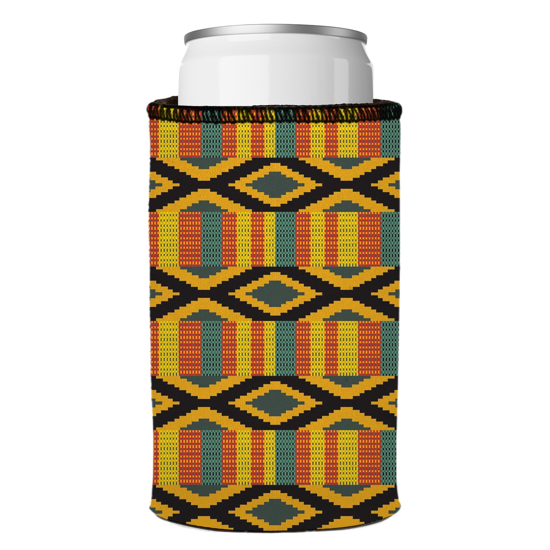 Stubbyz Ghana Kente Pattern Stubby Cooler 2-Pack