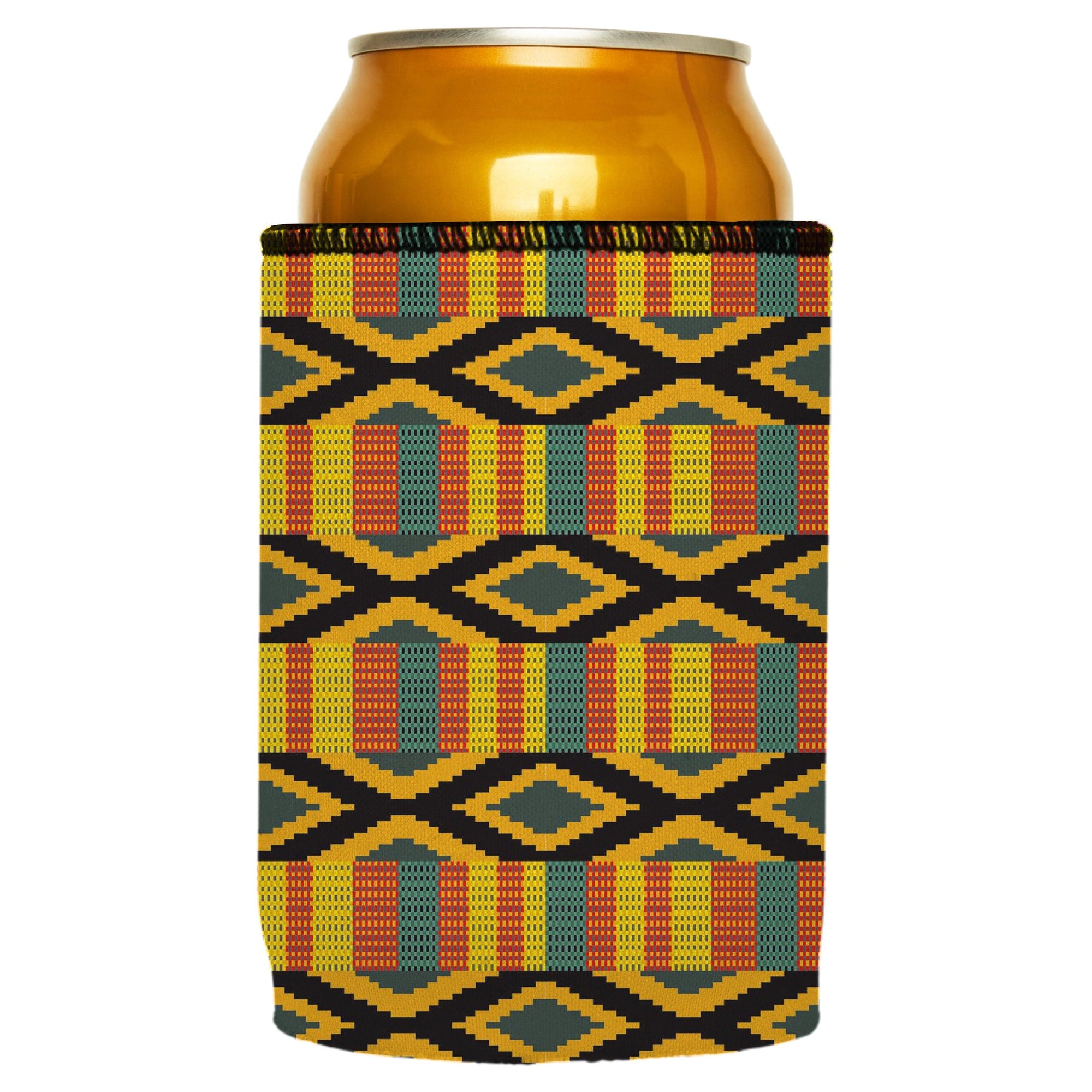 Stubbyz Ghana Kente Pattern Stubby Cooler 2-Pack