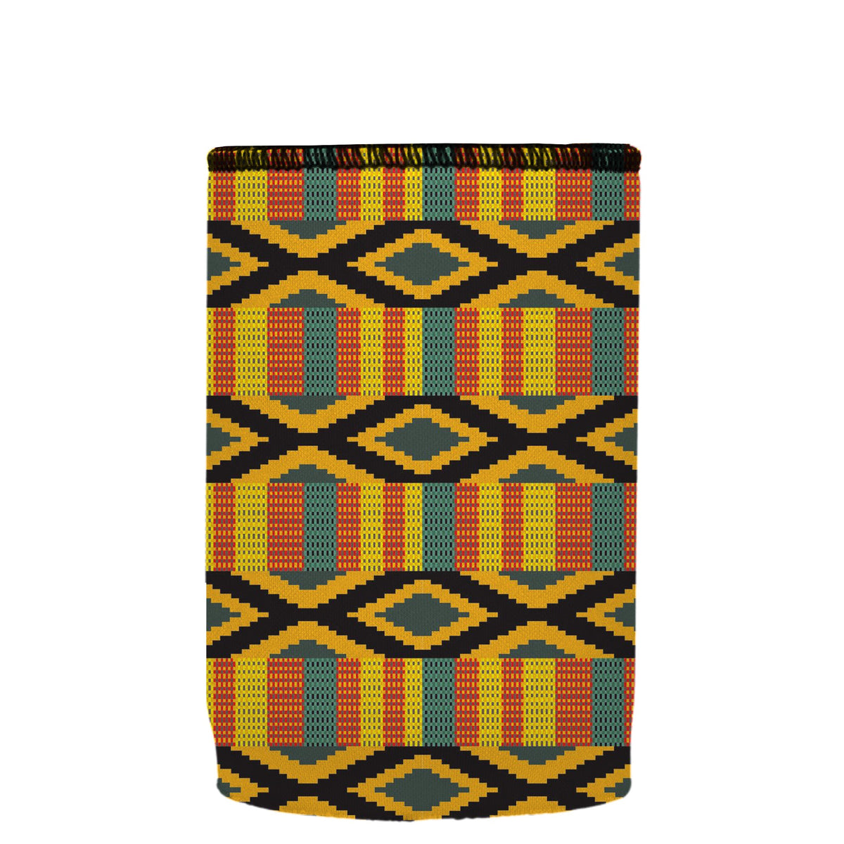 Stubbyz Ghana Kente Stubby Cooler, Australian Made by Stubbyz, view 4