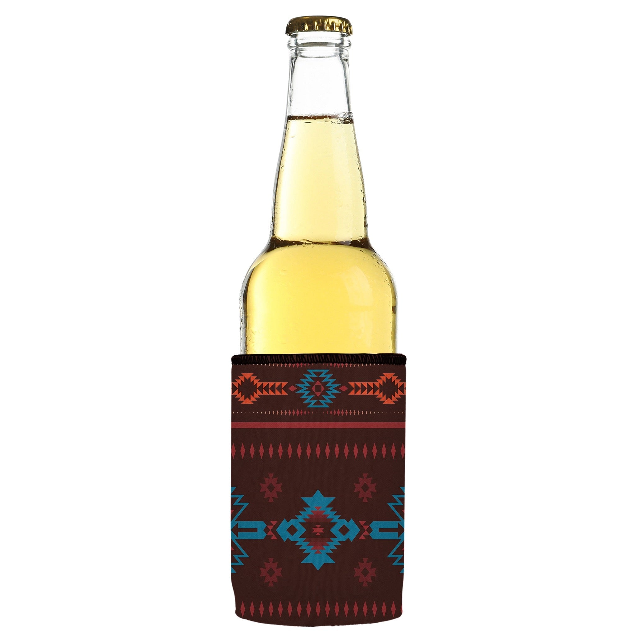 Stubbyz Brown Navajo Rug Stubby Cooler 3-Pack
